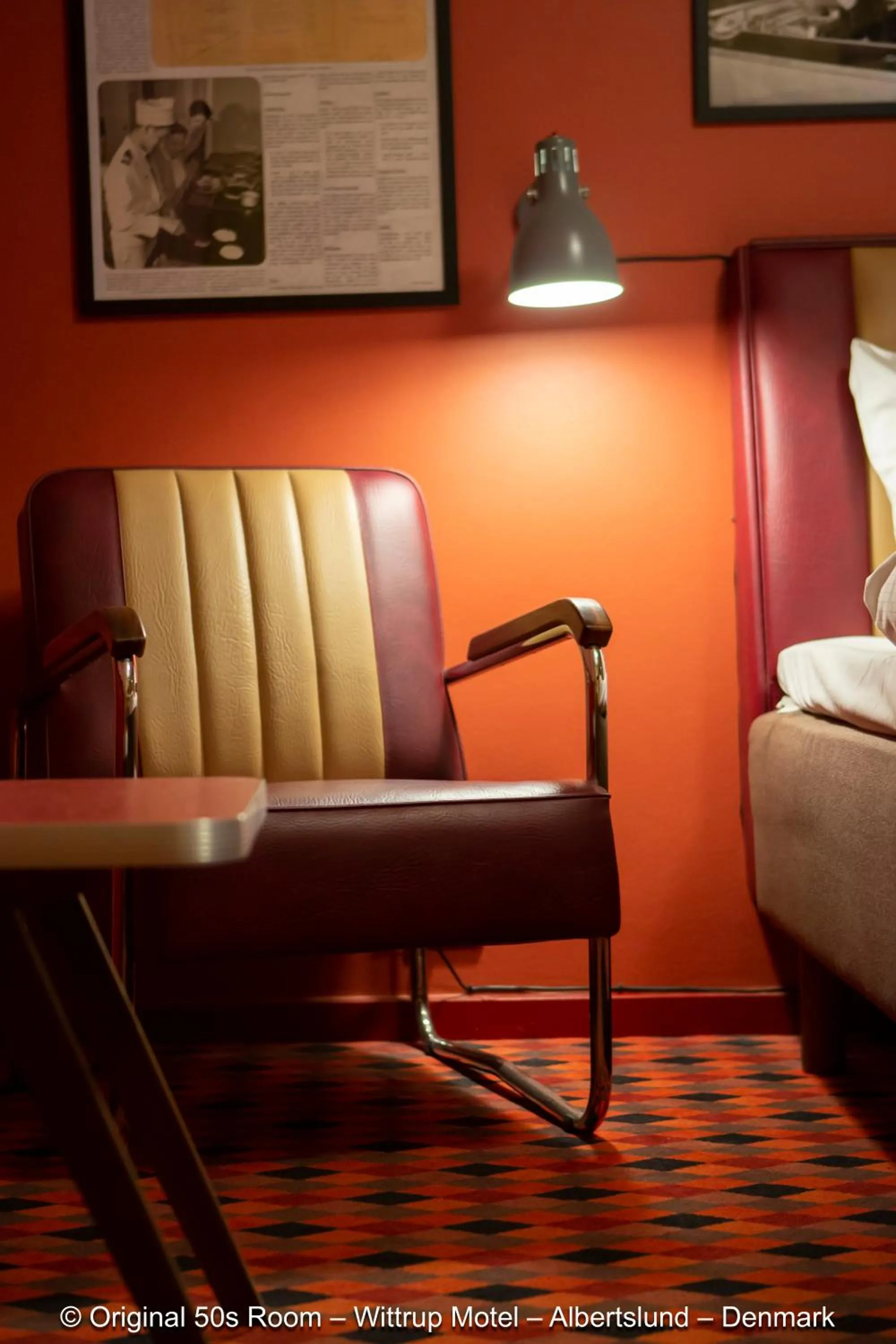 Living room in Wittrup Motel