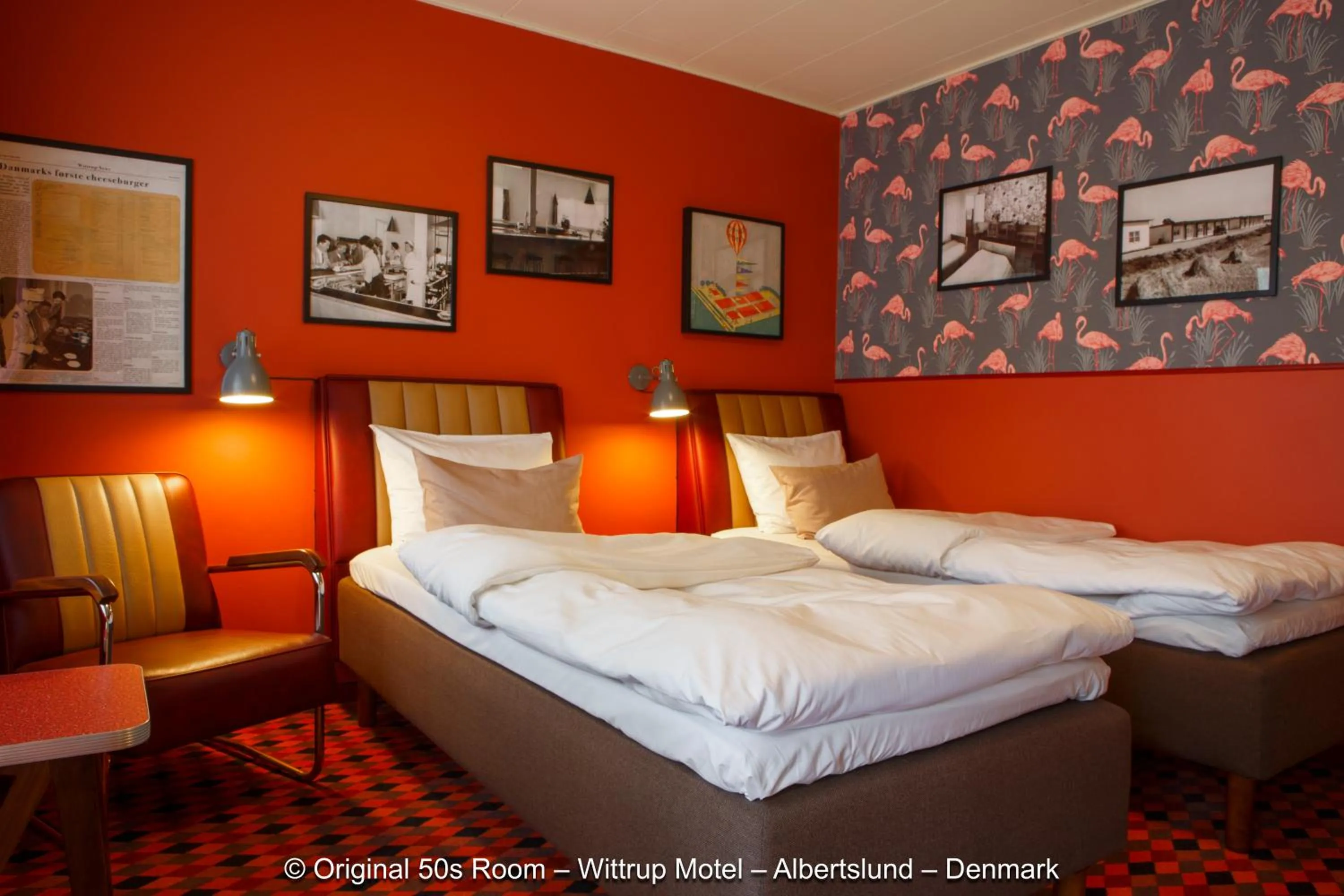 Shower, Bed in Wittrup Motel