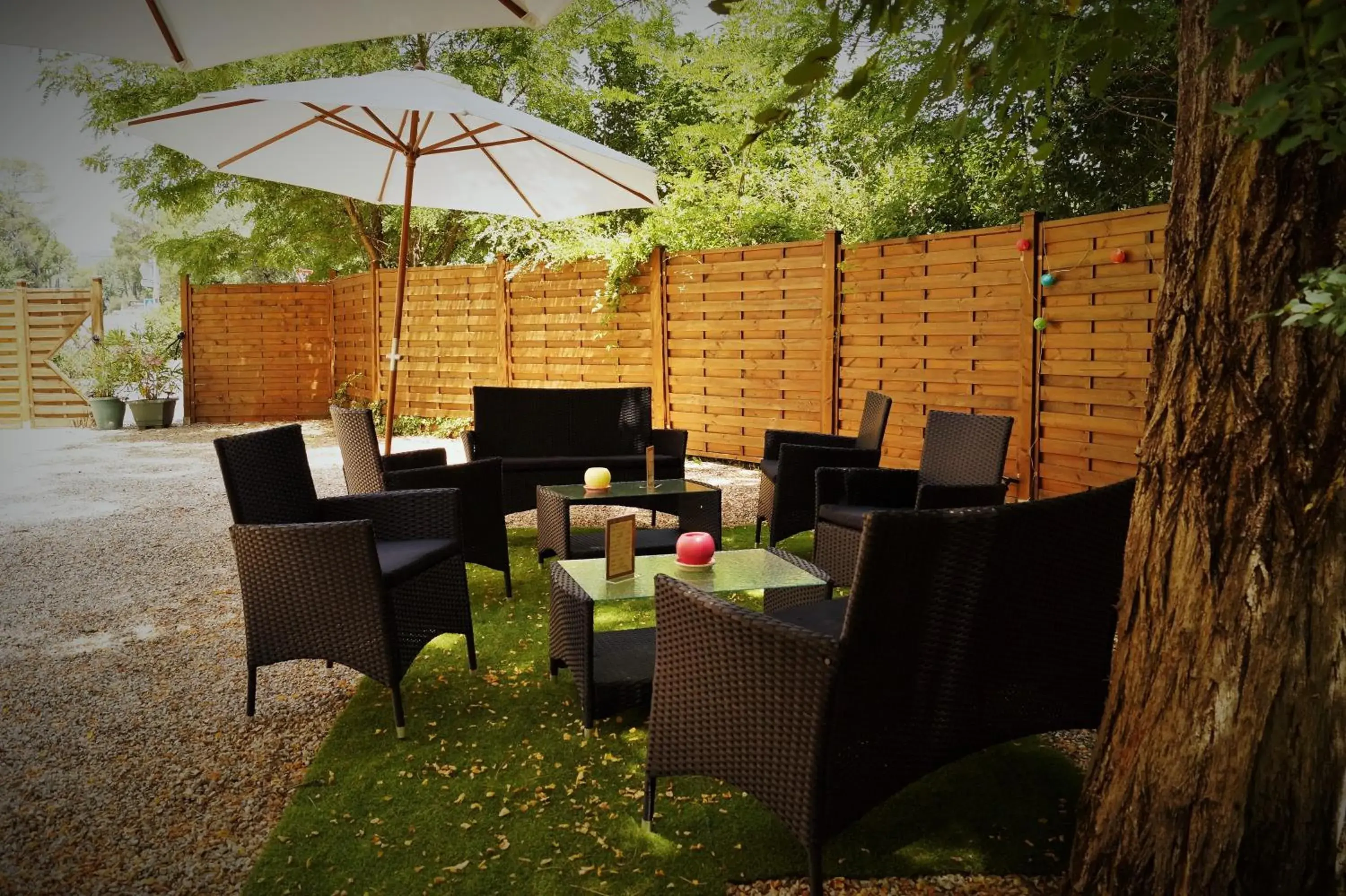 Garden in HUMAN HOTEL RESTAURANT Park Garden in HUMAN HOTEL RESTAURANT Park