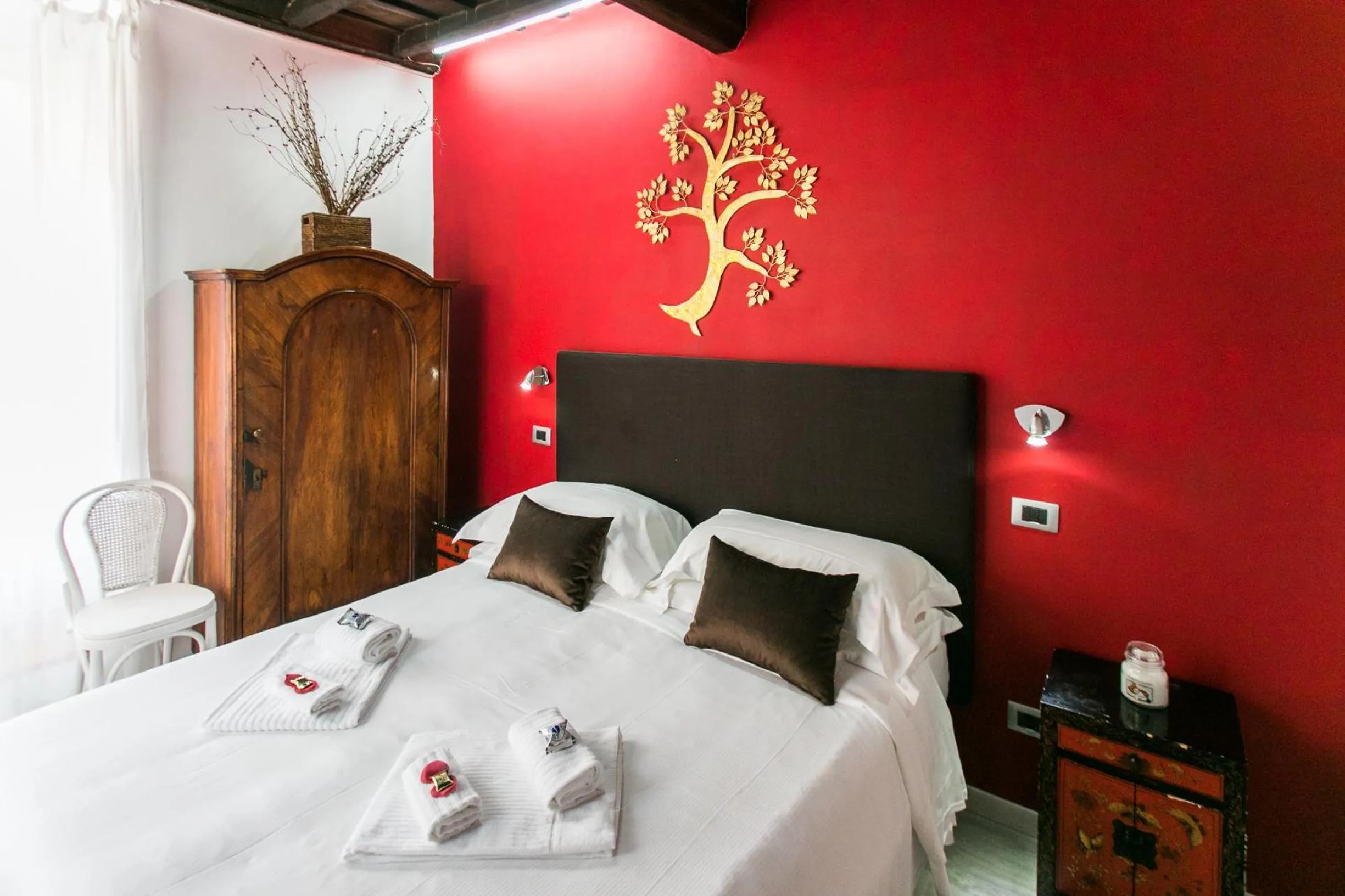 Bedroom, Bed in Navona First Rooms