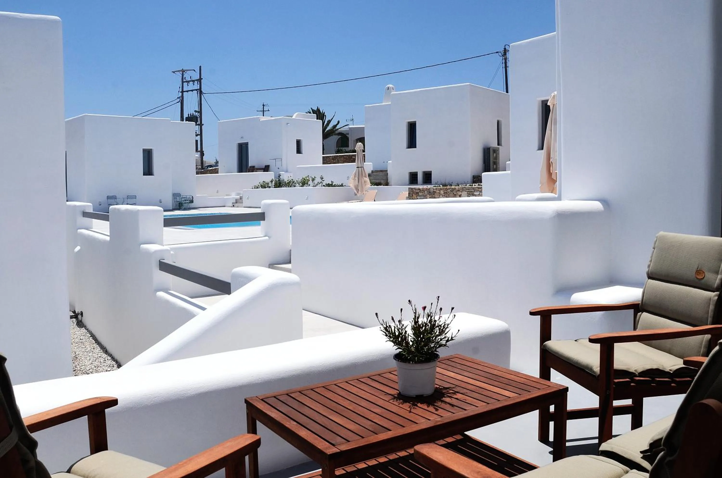 Balcony/Terrace in Ionathan Koufonisia Suites
