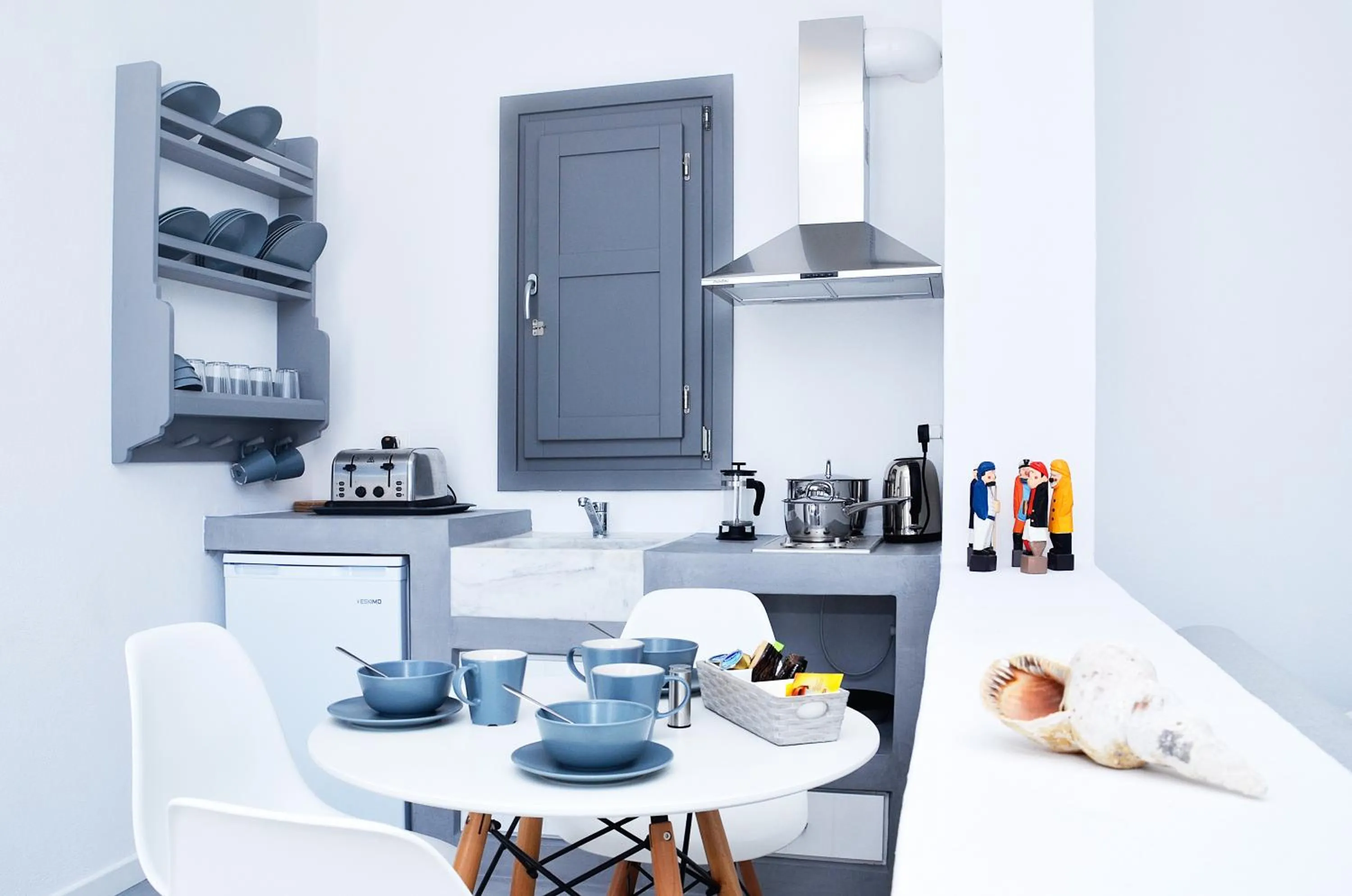 Kitchen or kitchenette in Ionathan Koufonisia Suites