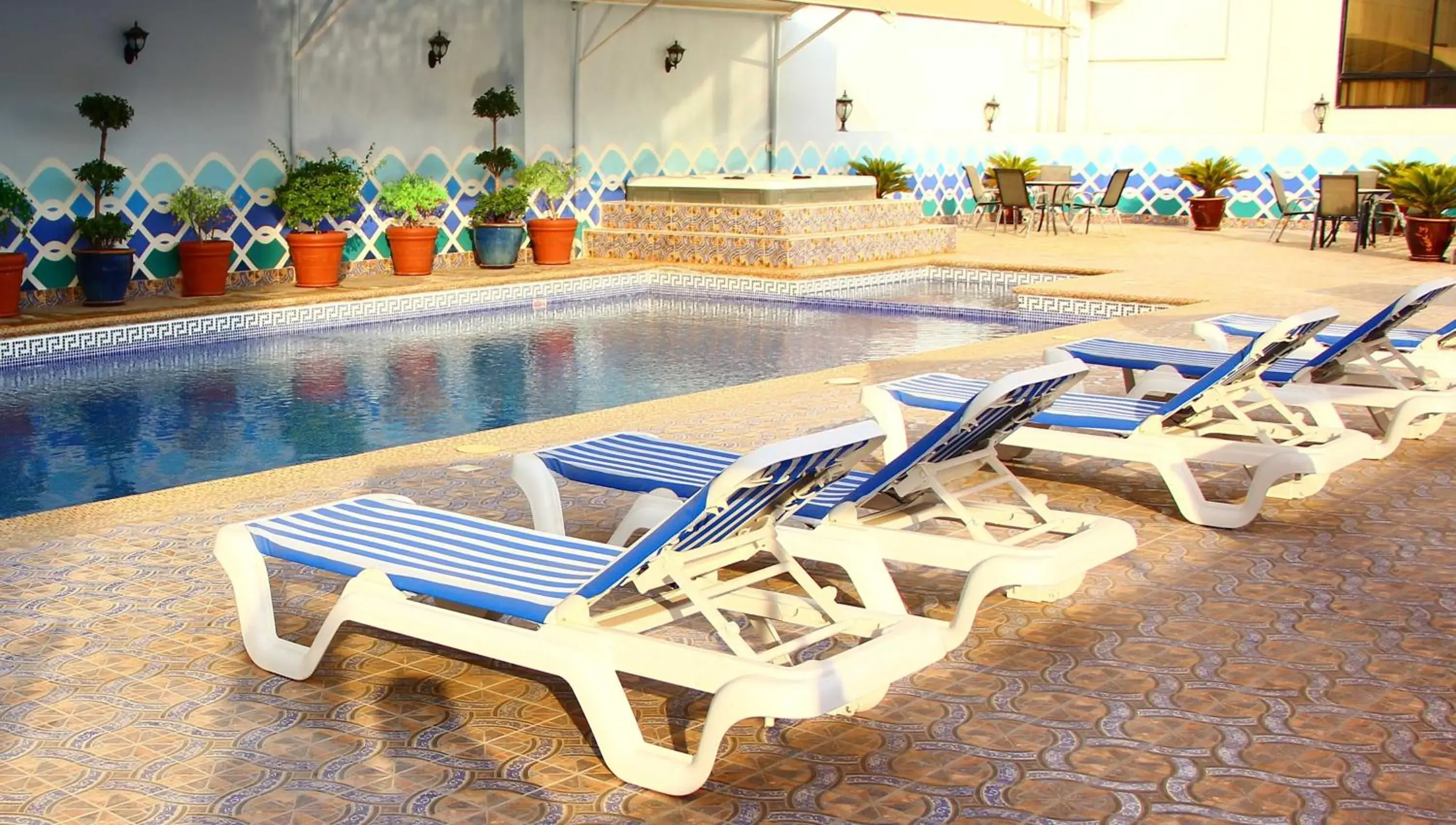 Swimming pool in Bahrain International Hotel Swimming pool in Bahrain International Hotel