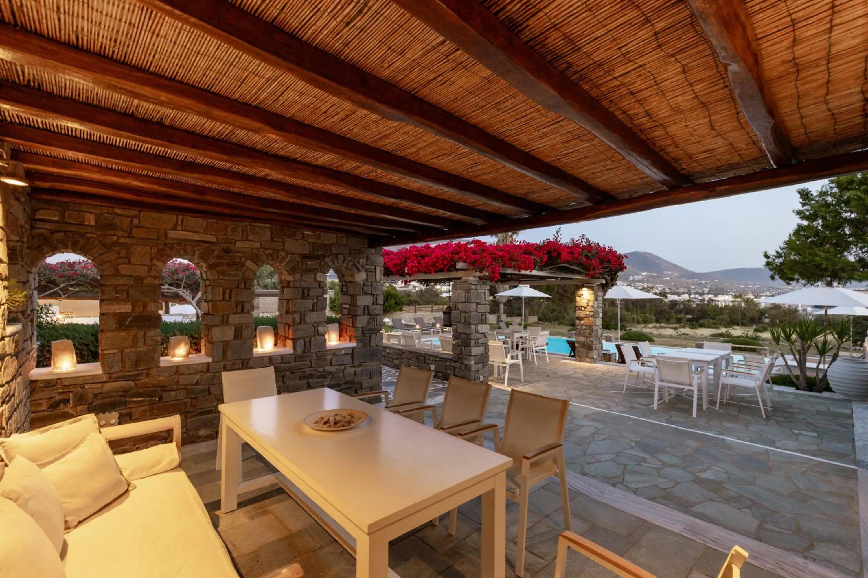 Patio in Roses Beach