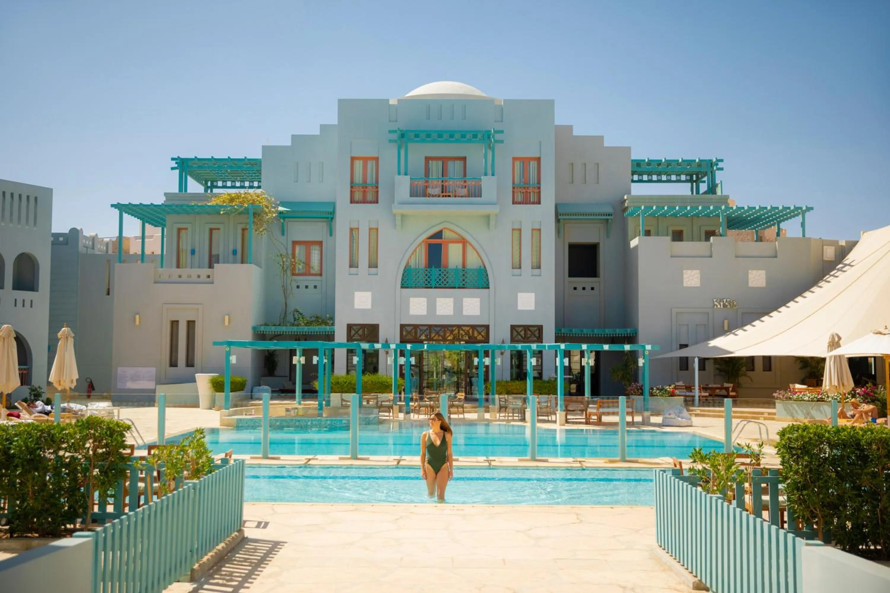 Pool view in Fanadir Hotel El Gouna