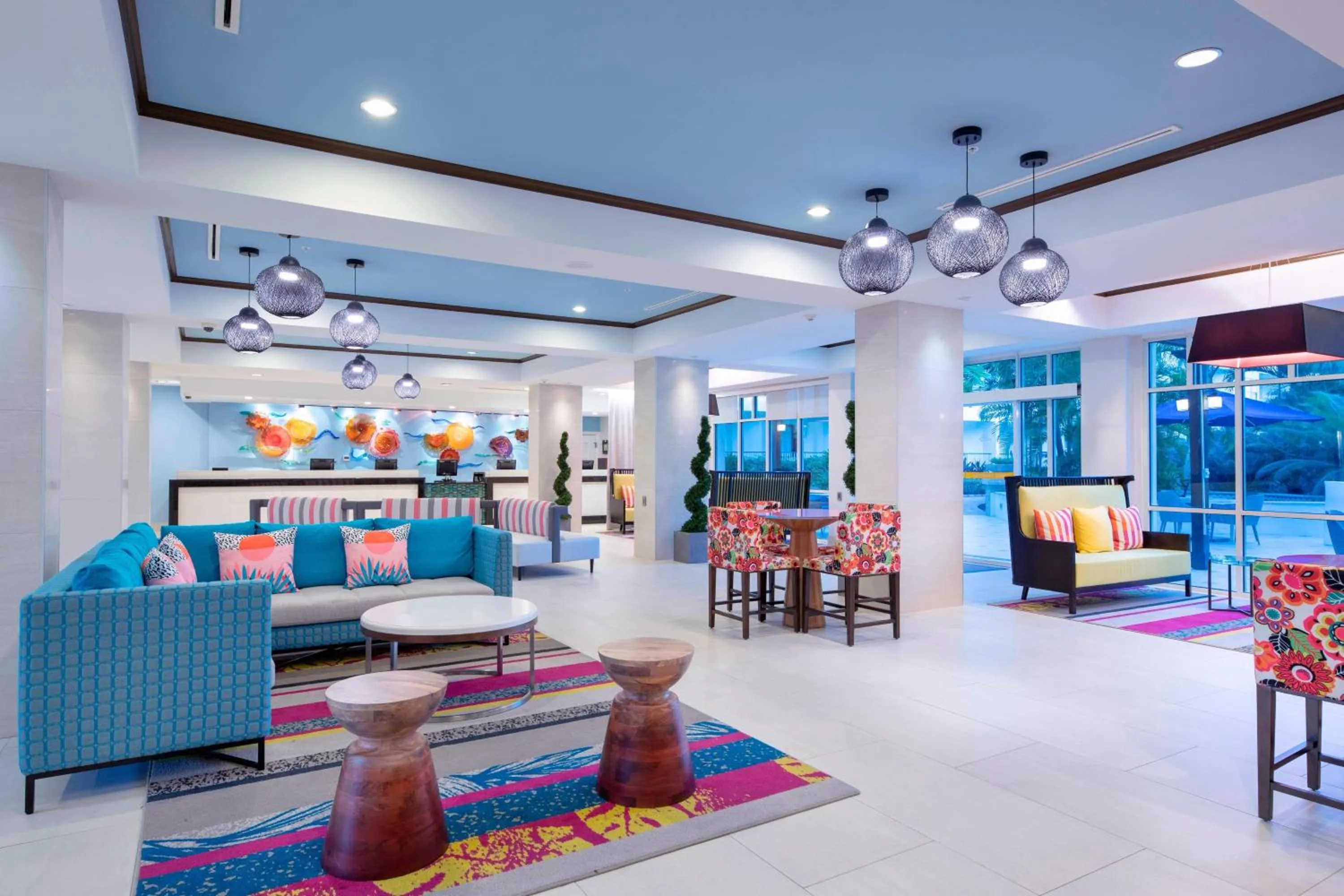 Lobby or reception in Marriott's Aruba Ocean Club