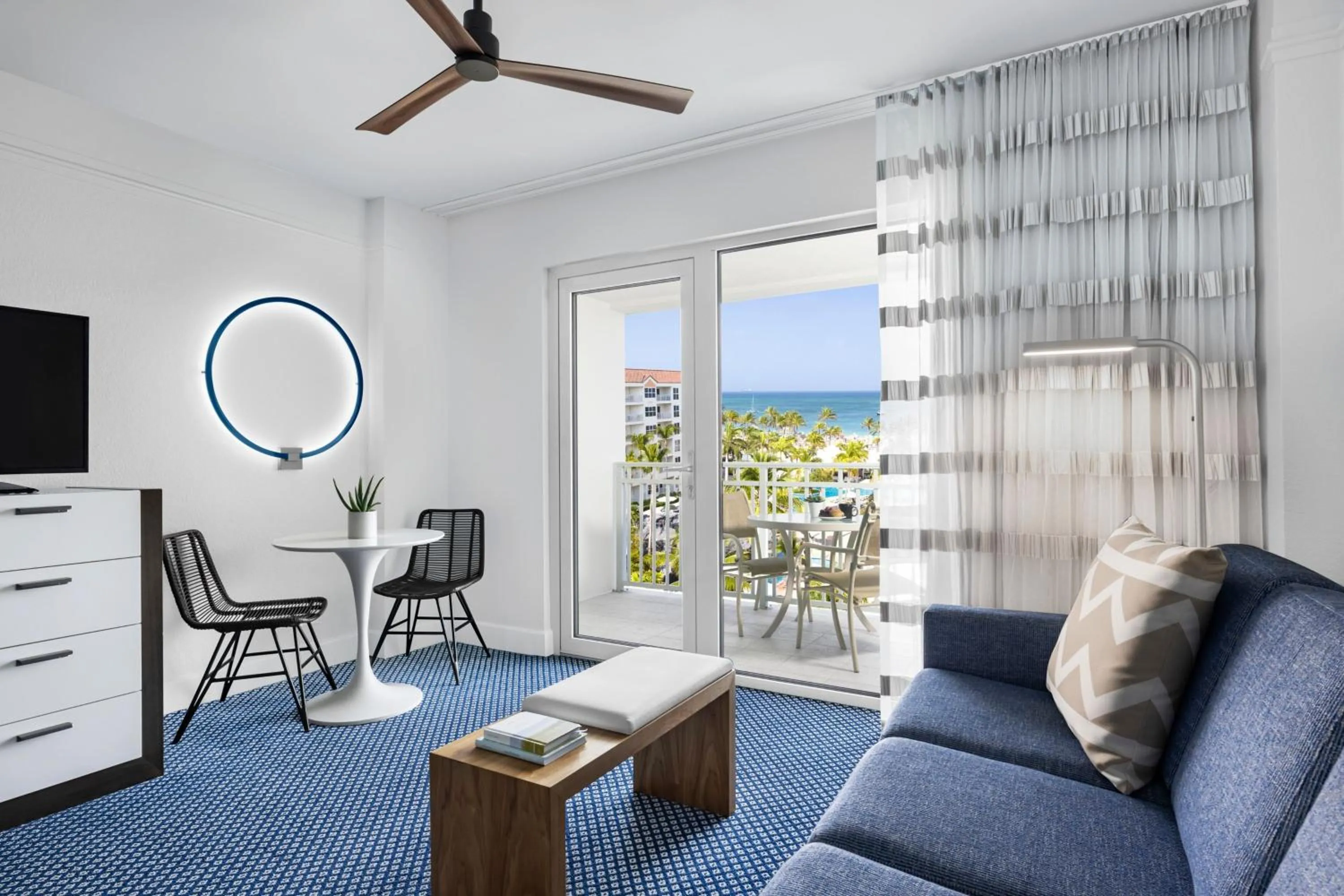 Living room in Marriott's Aruba Ocean Club