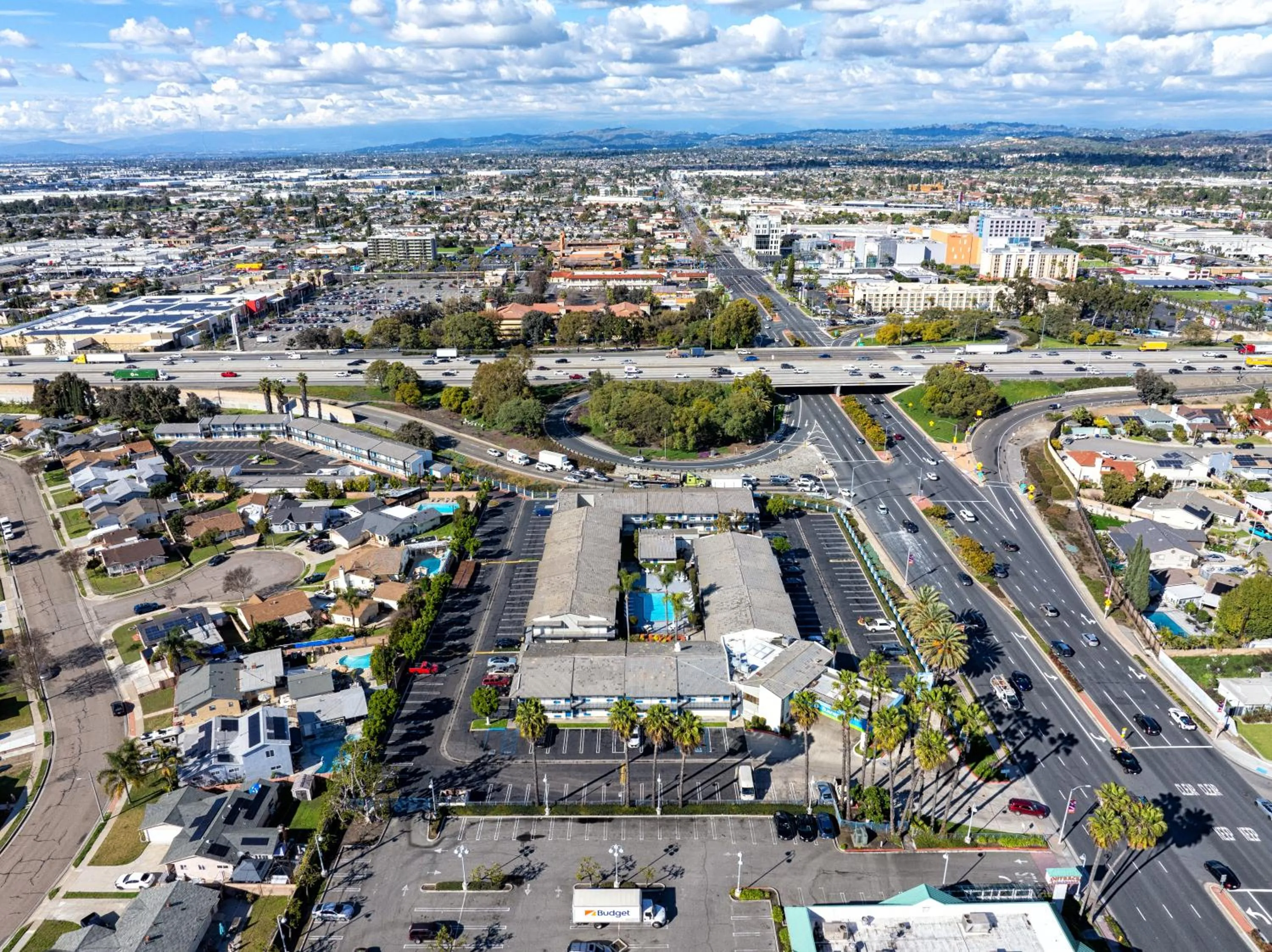 Street view in The Buena Park Hotel & Suites