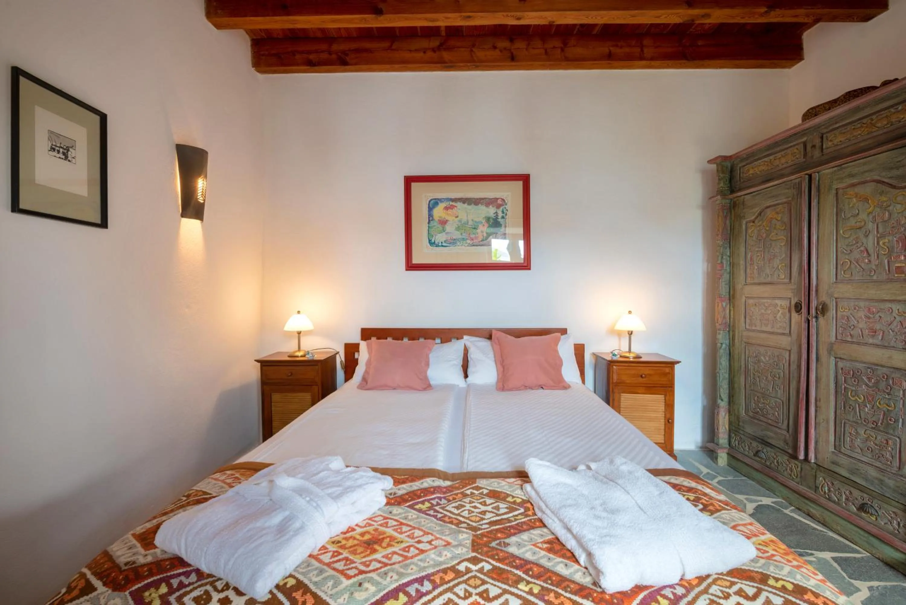 Bedroom, Bed in Villa El Inti