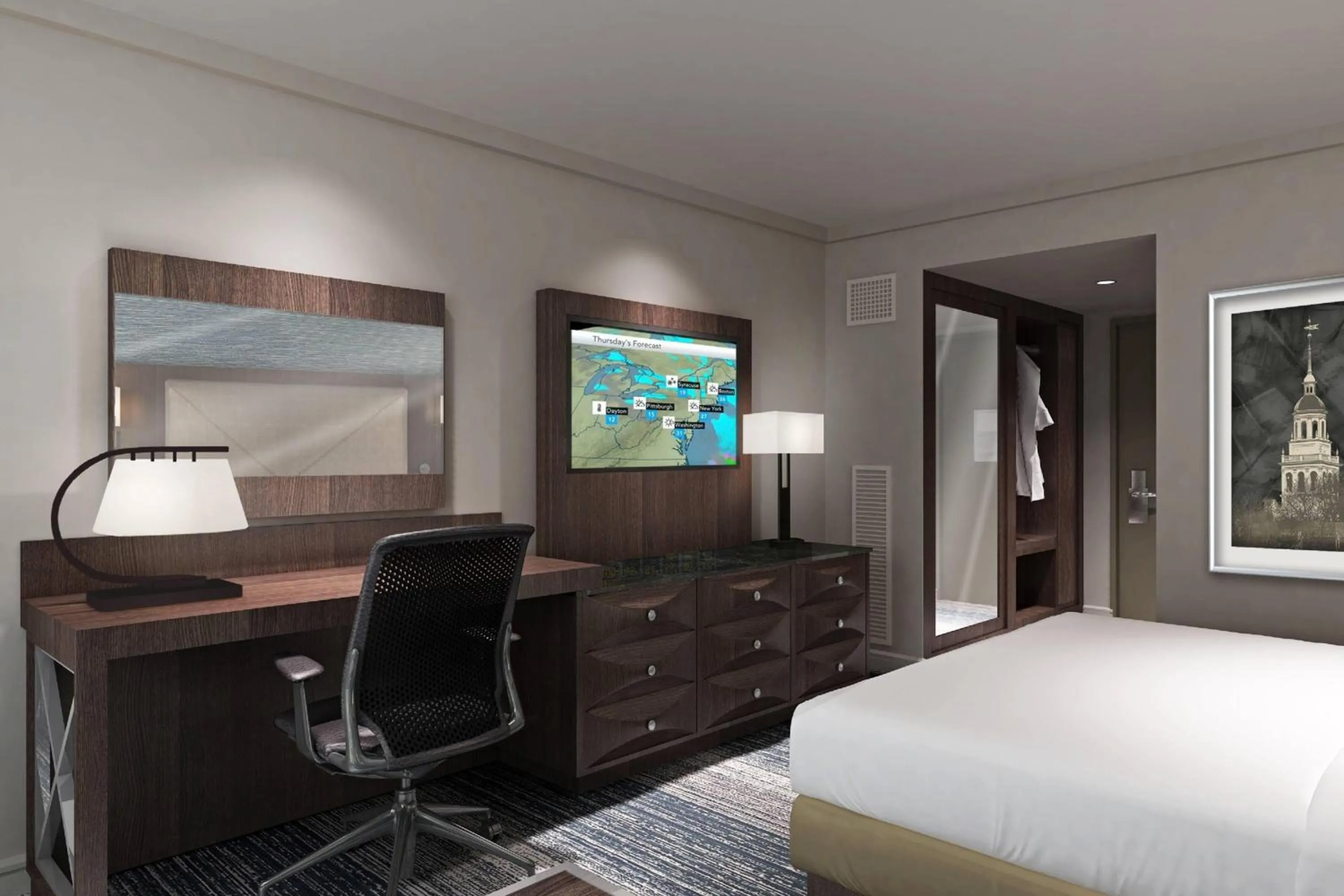 Photo of the whole room, Bed in Boston Marriott Burlington