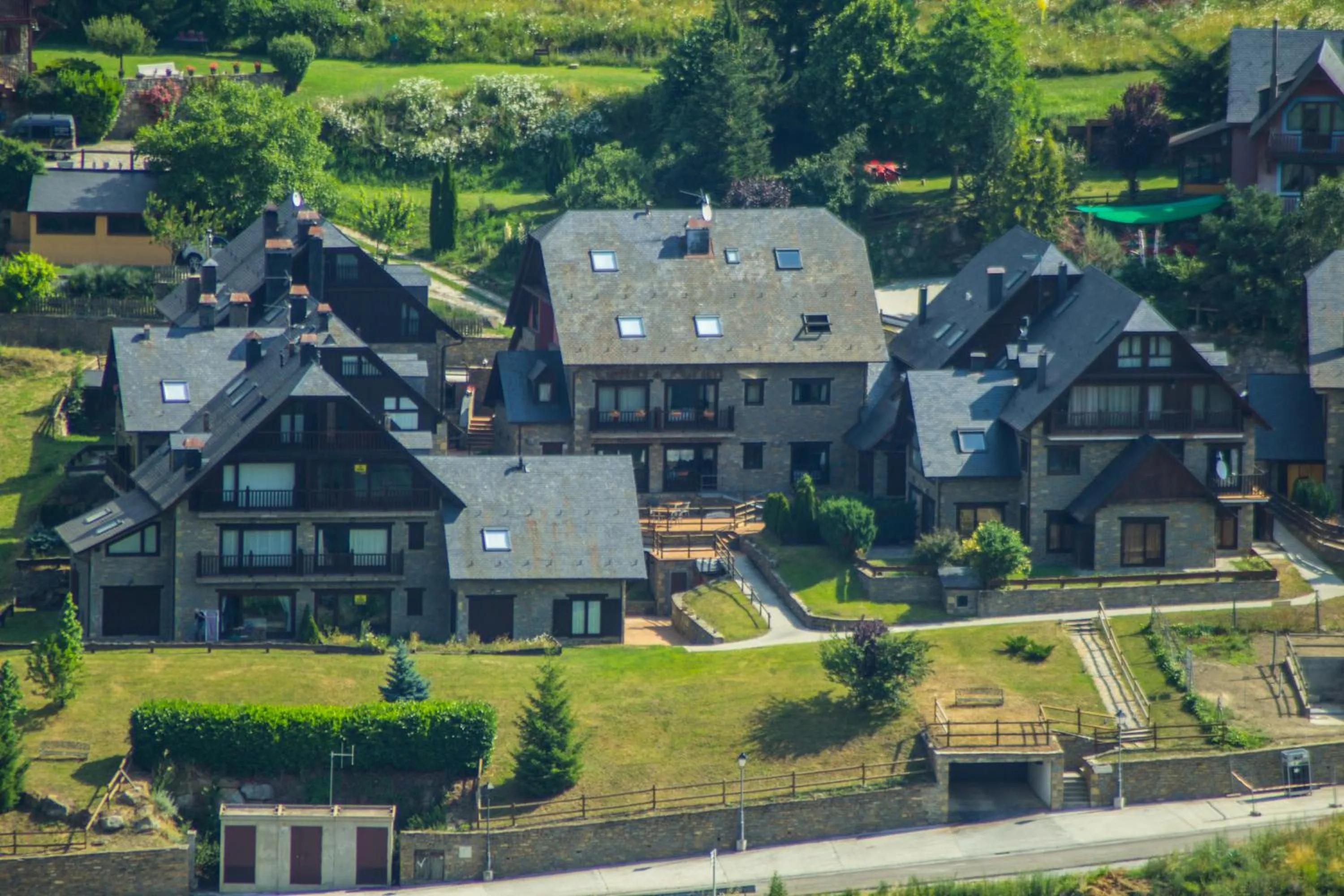 Bird's eye view in Tierras De Arán