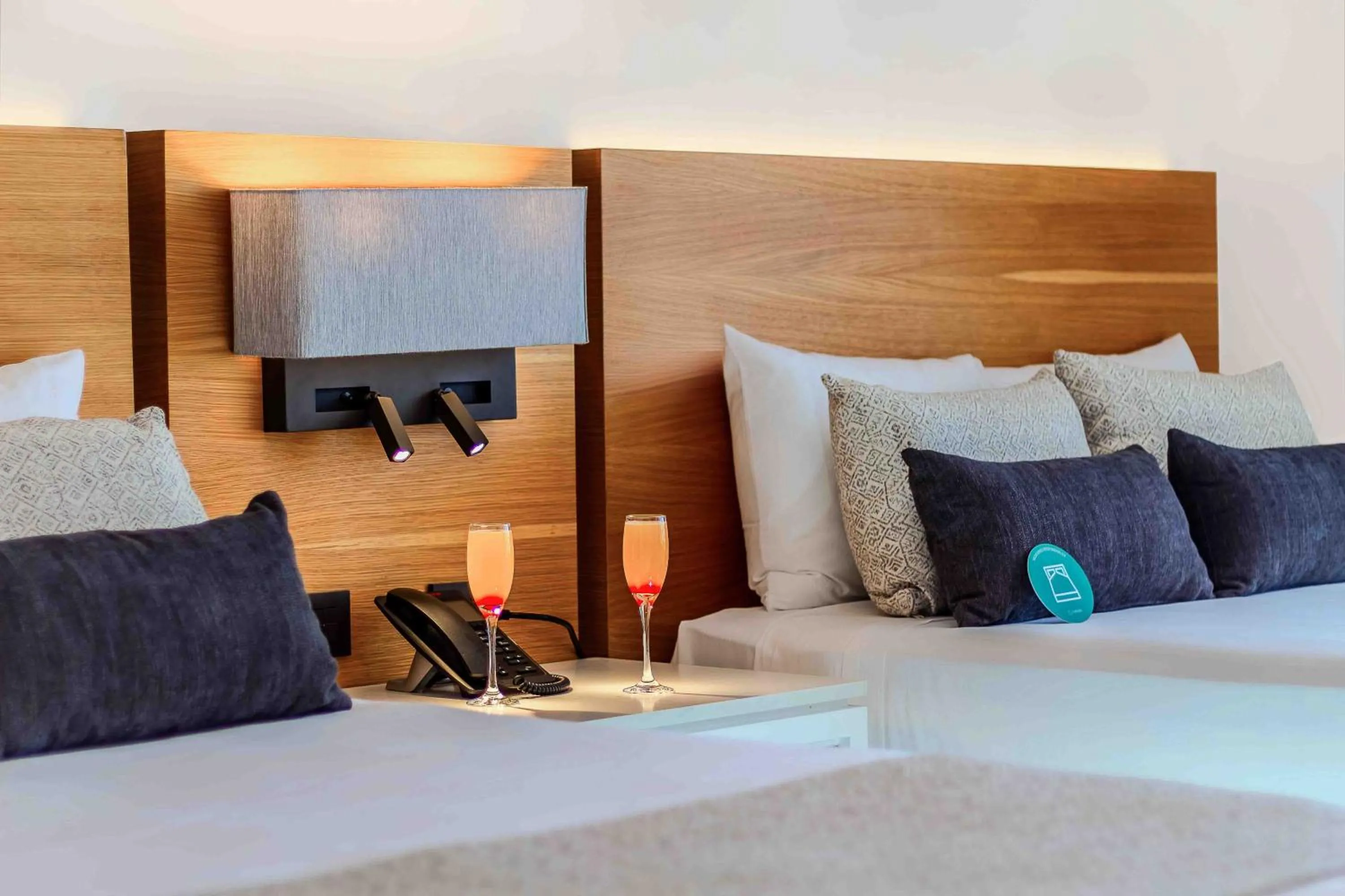 Bed in Sunset Plaza Beach Resort Puerto Vallarta All Inclusive