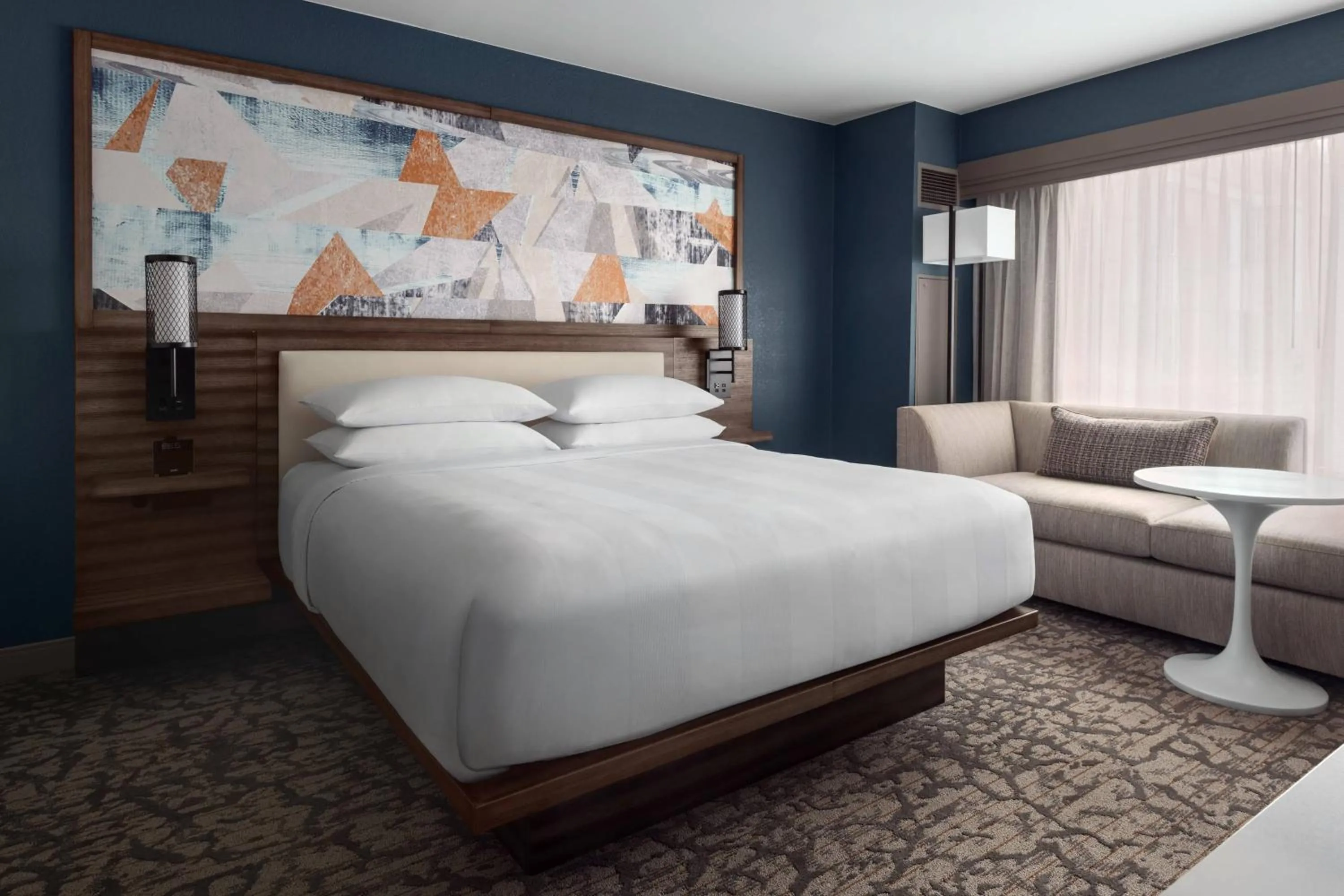 Bed in Marriott Boston Quincy