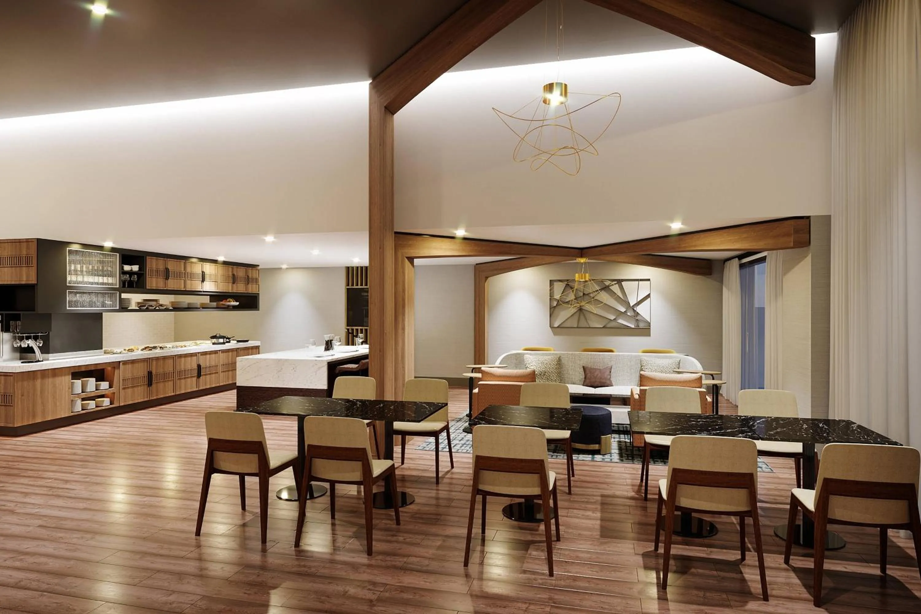 Lounge or bar in Marriott Springfield Downtown