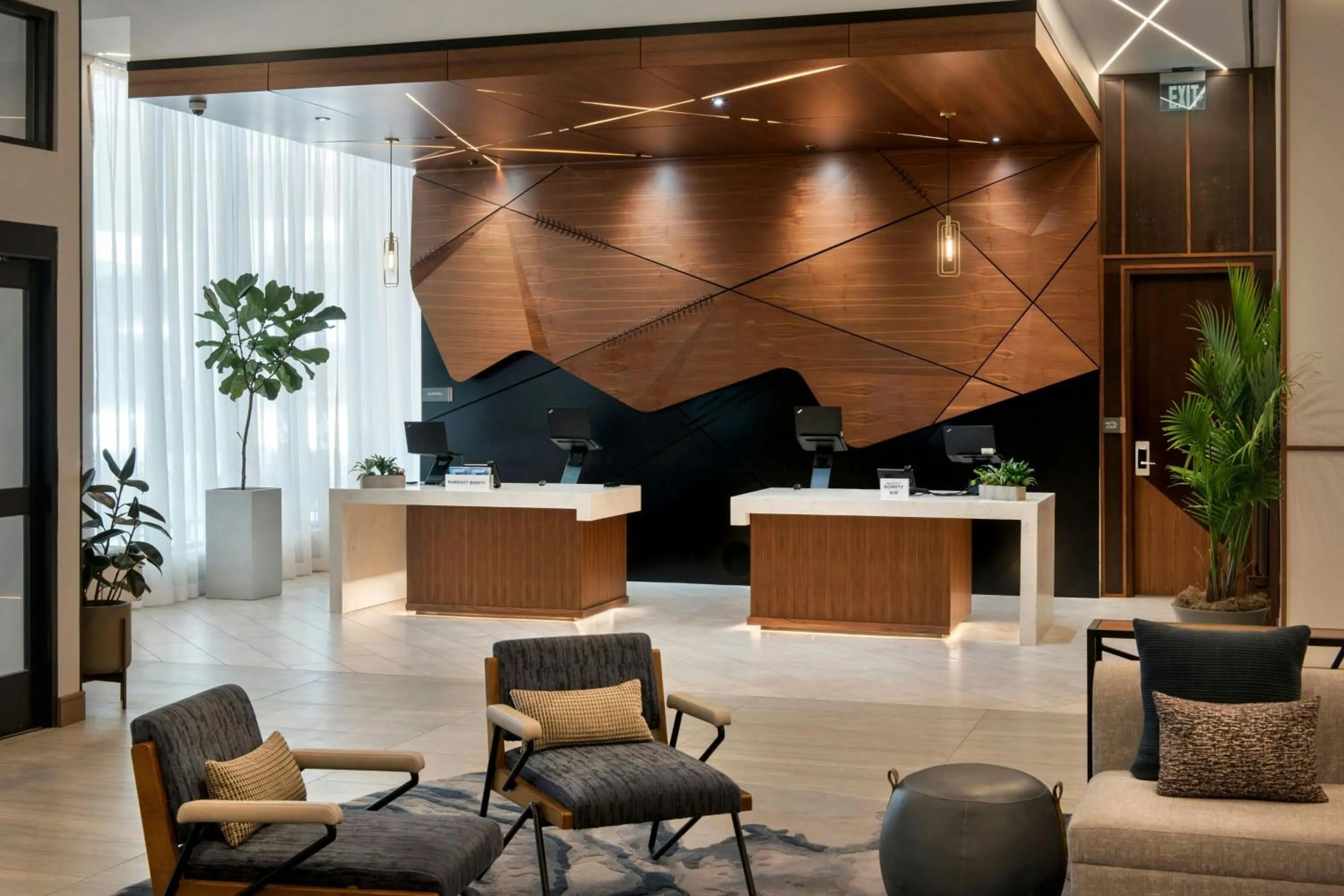 Lobby or reception in Marriott Springfield Downtown
