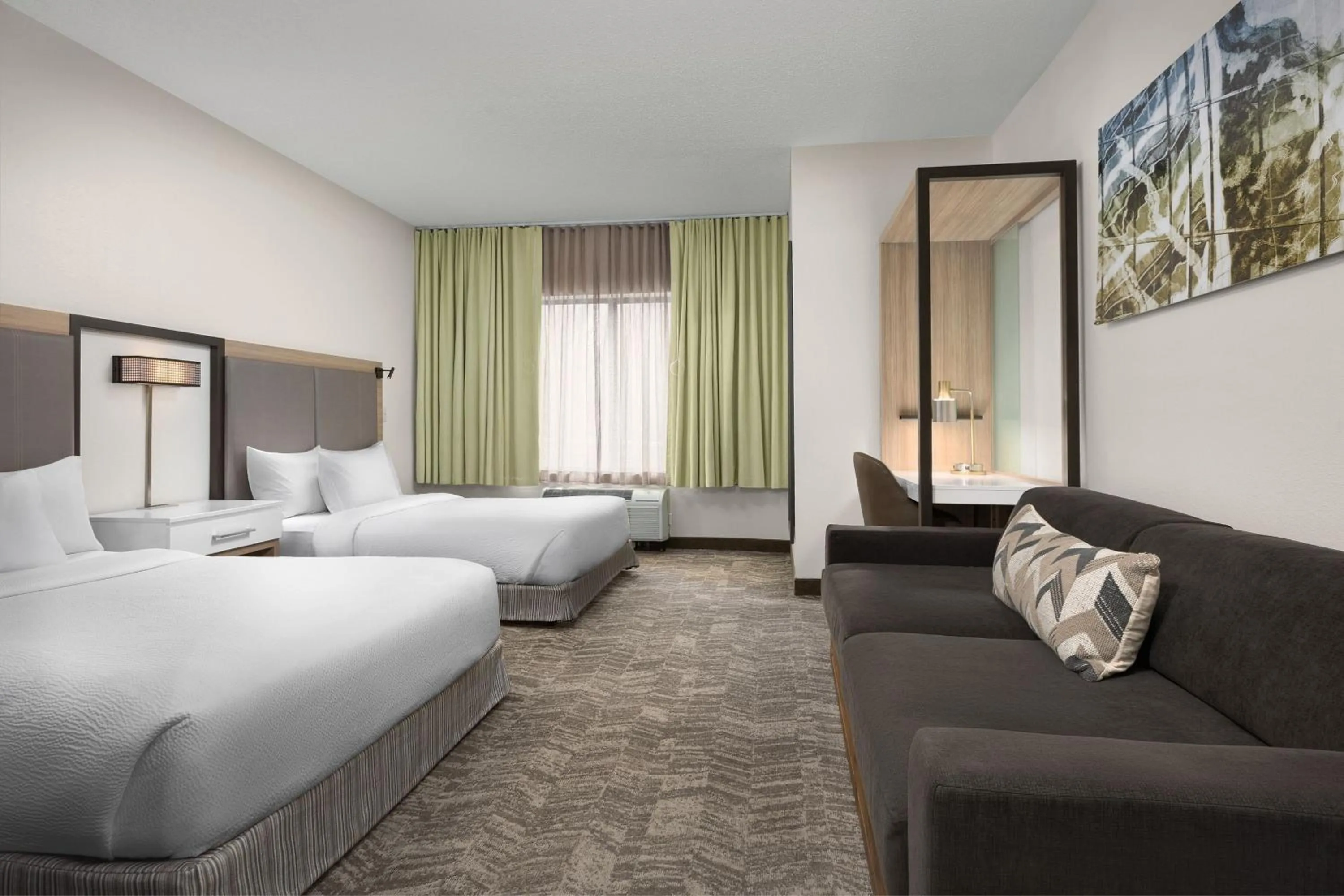 Bedroom, Bed in SpringHill Suites Boston Peabody