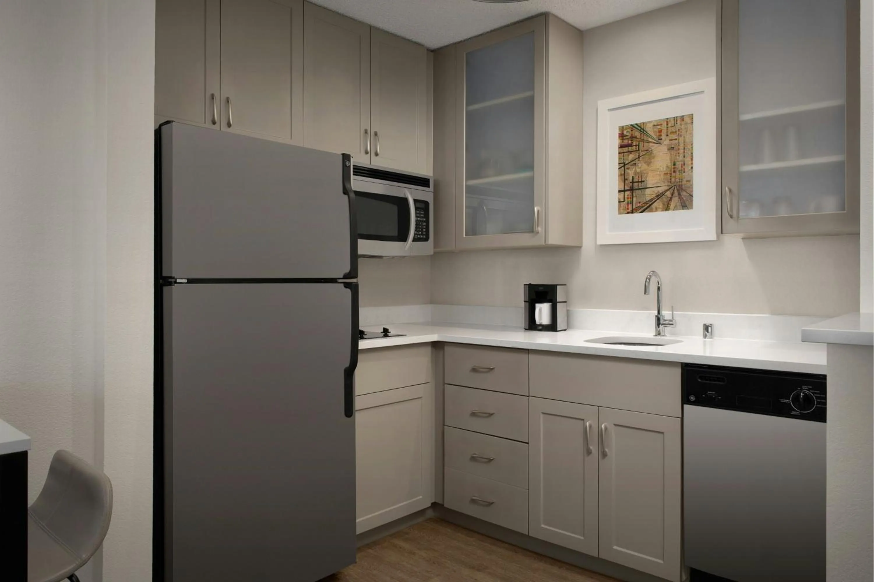 Kitchen or kitchenette in Residence Inn Seattle Bellevue Downtown