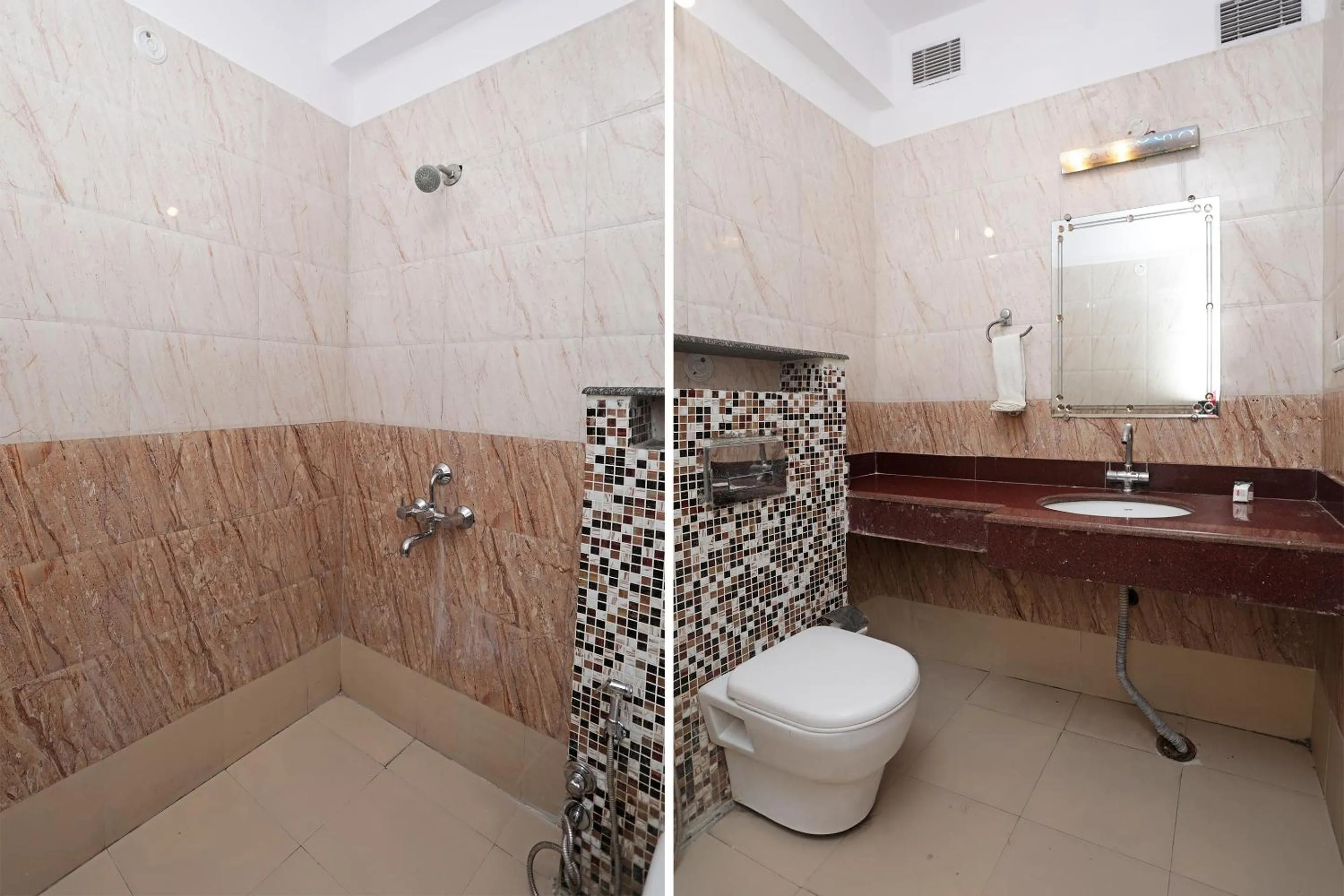 Bathroom in Hotel O Subhadra Residency