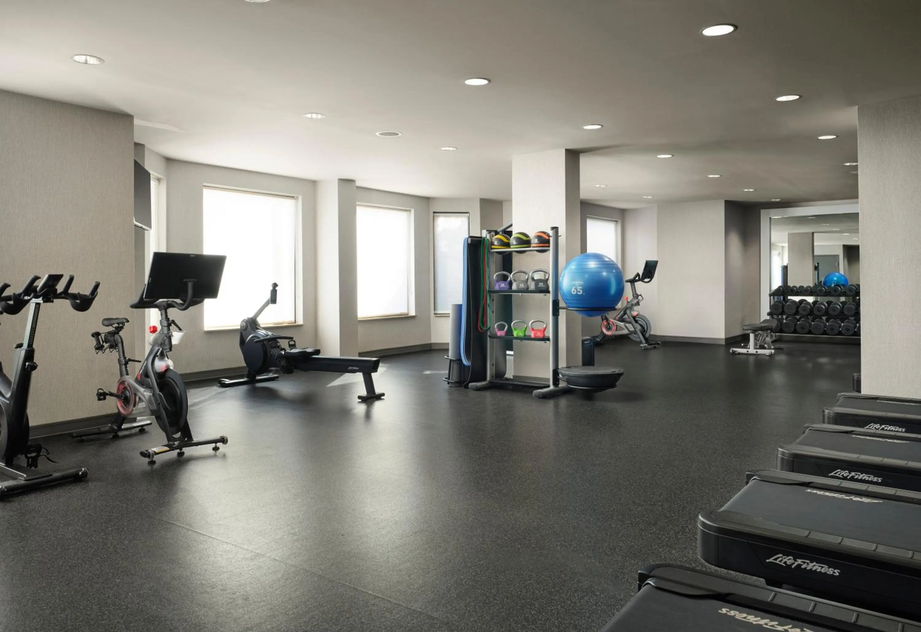 Fitness centre/facilities in Homewood Suites by Hilton Shreveport Bossier City, LA