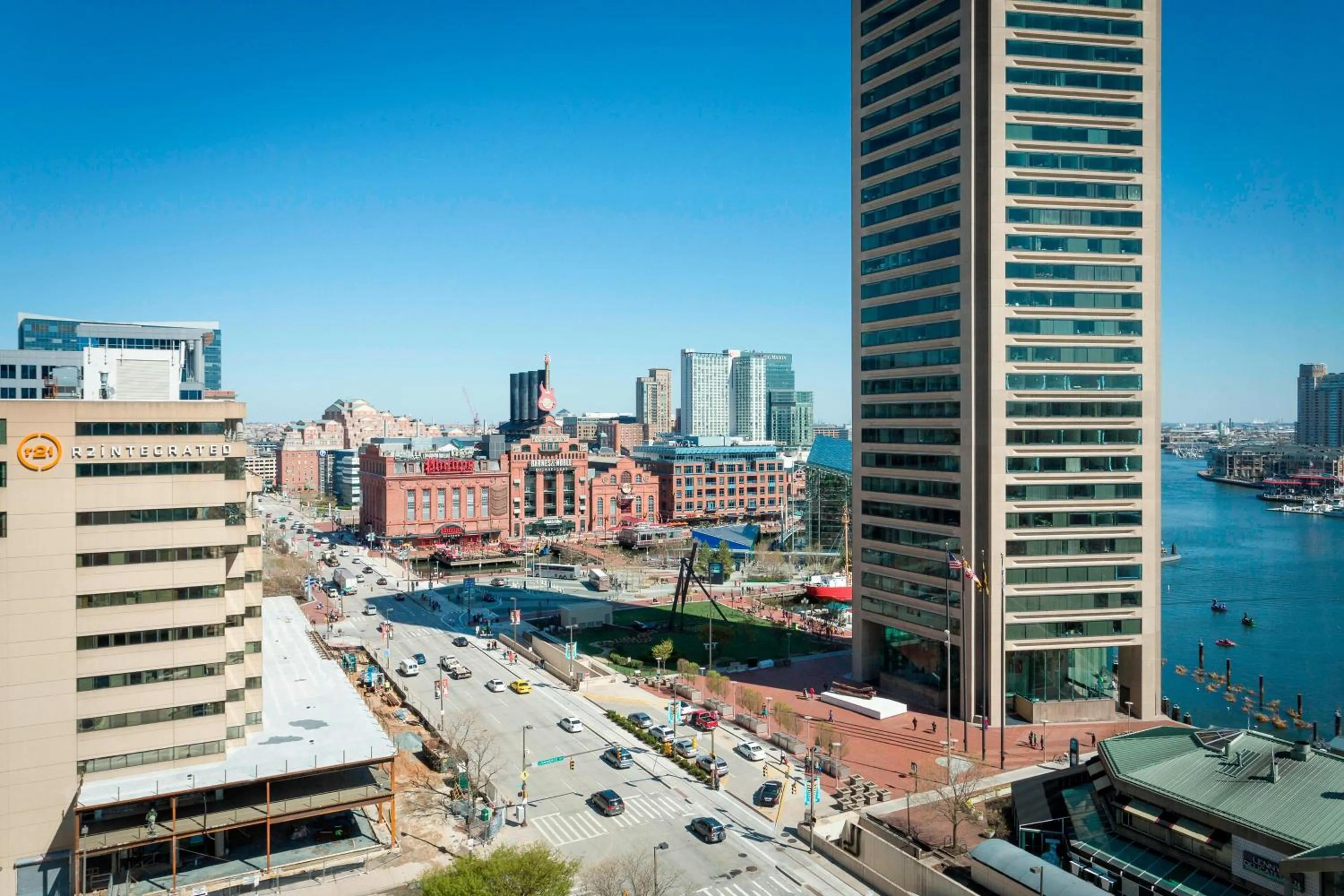 Photo of the whole room in Renaissance Baltimore Harborplace Hotel