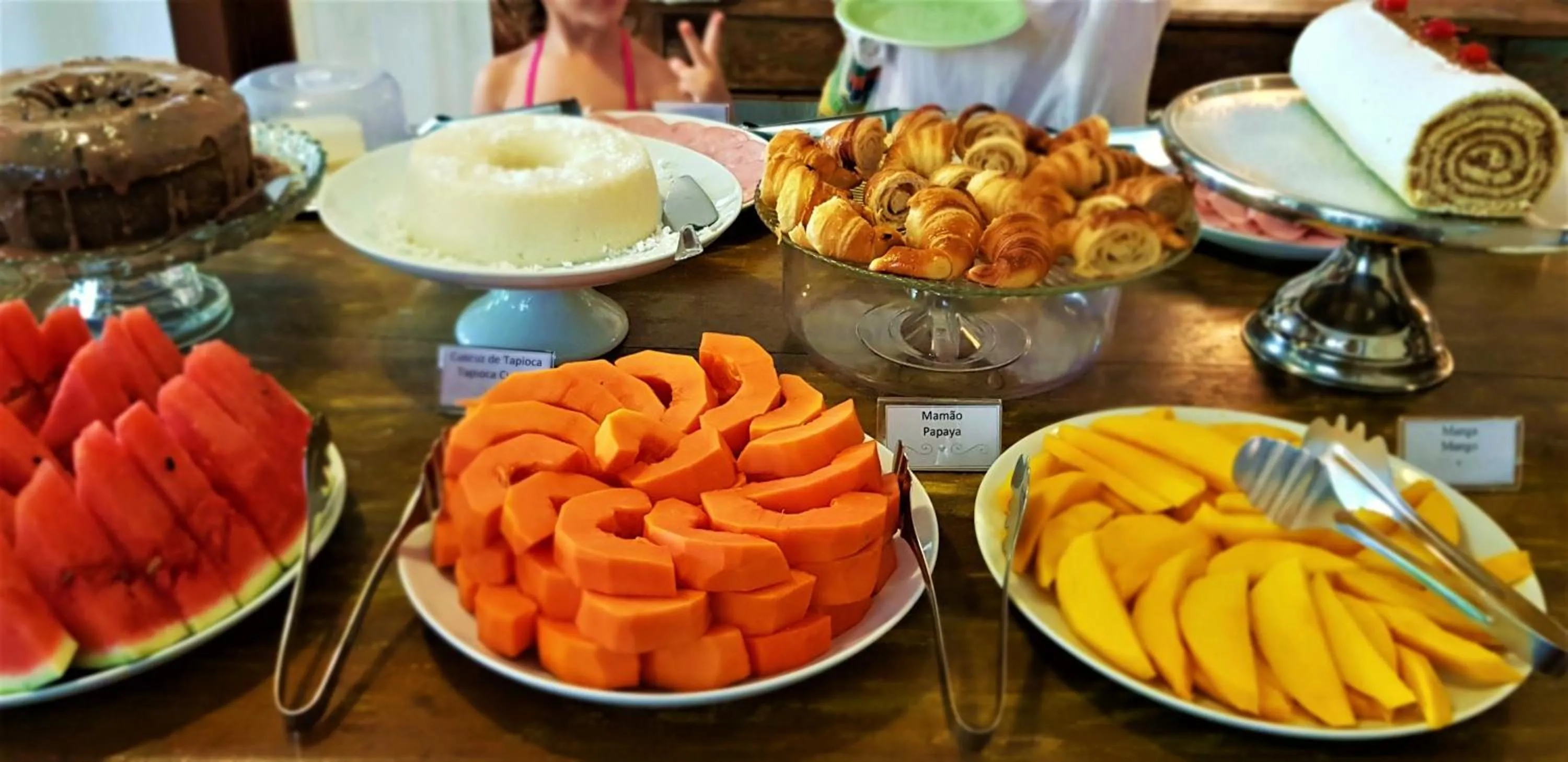 Continental breakfast in Pousada João Sol