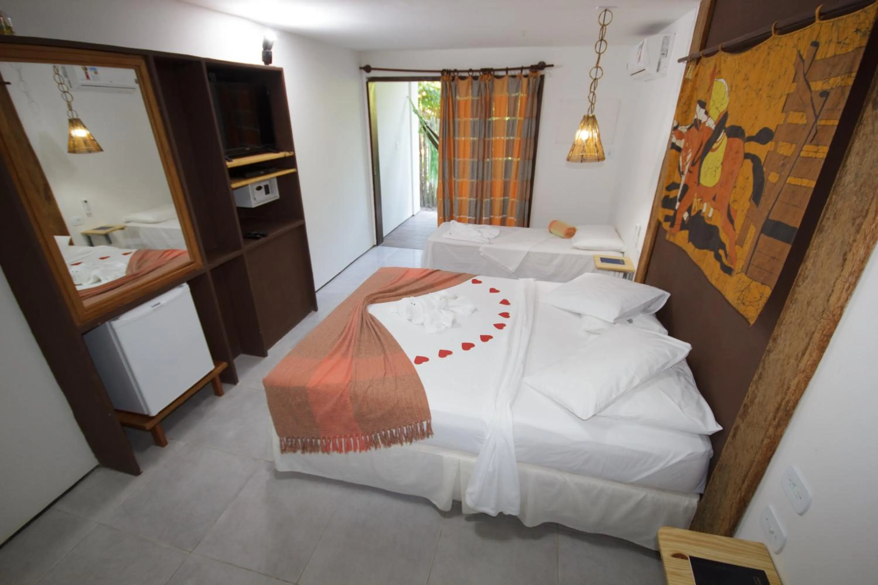 Bed in Pousada Barra Velha