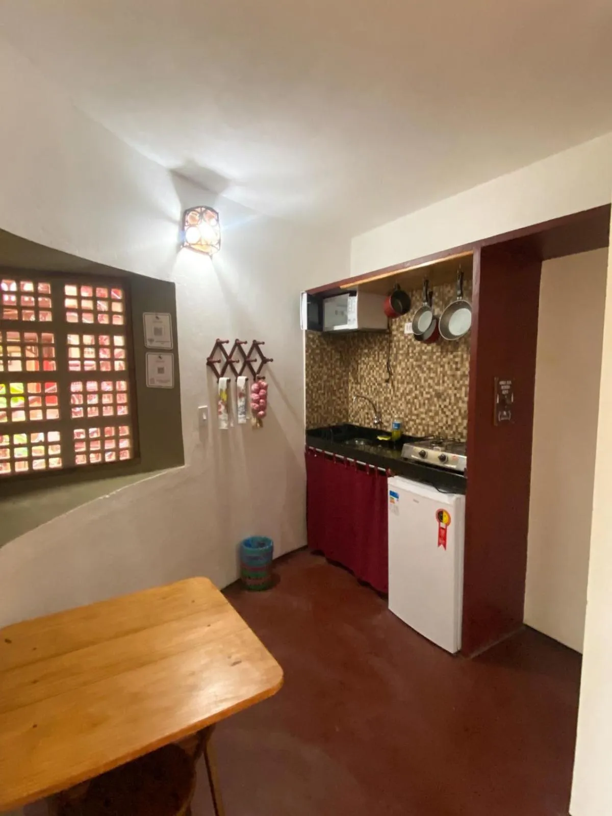 Kitchen or kitchenette in Pousada Barra Velha
