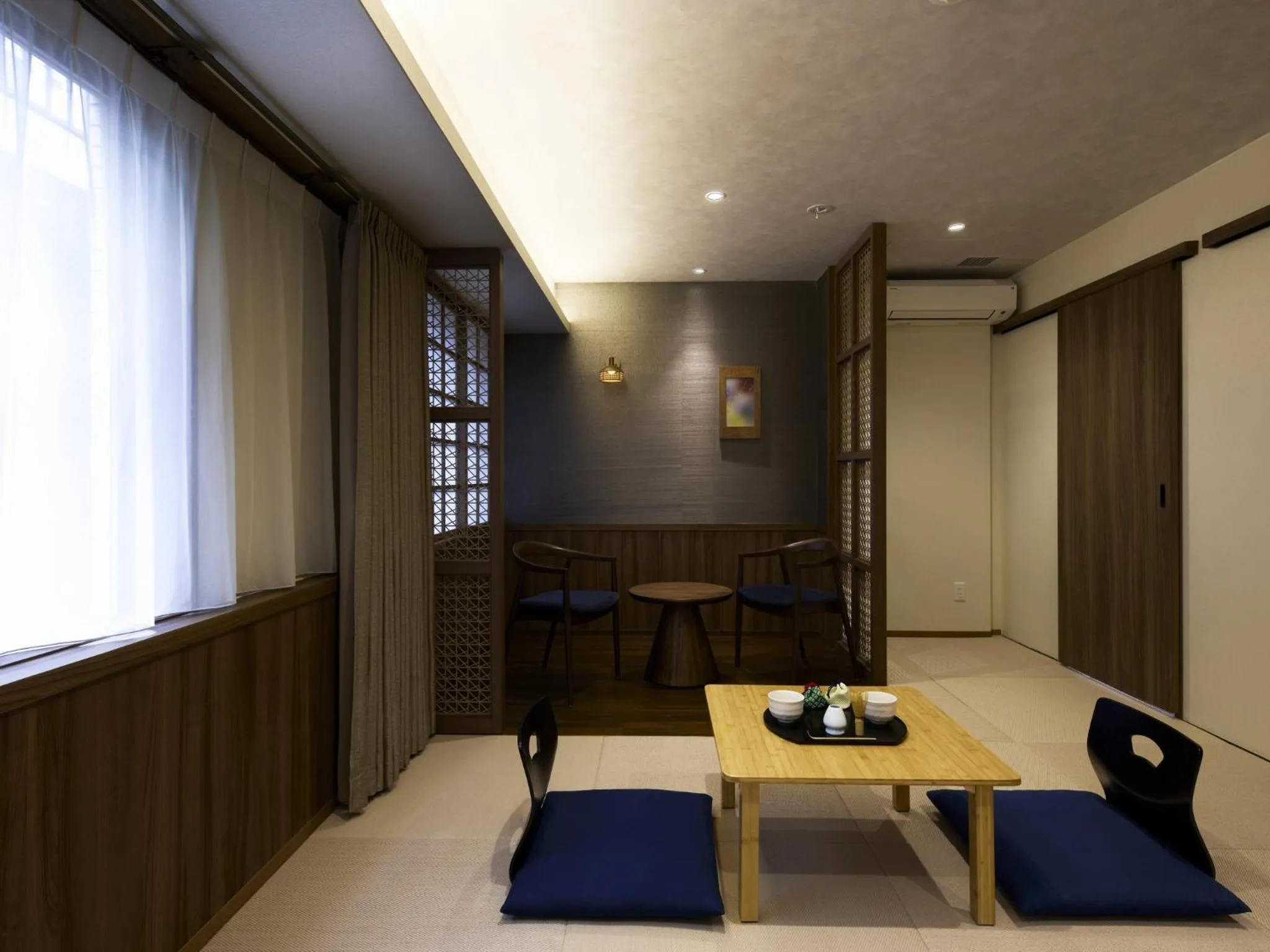 Seating area in Village Kyoto