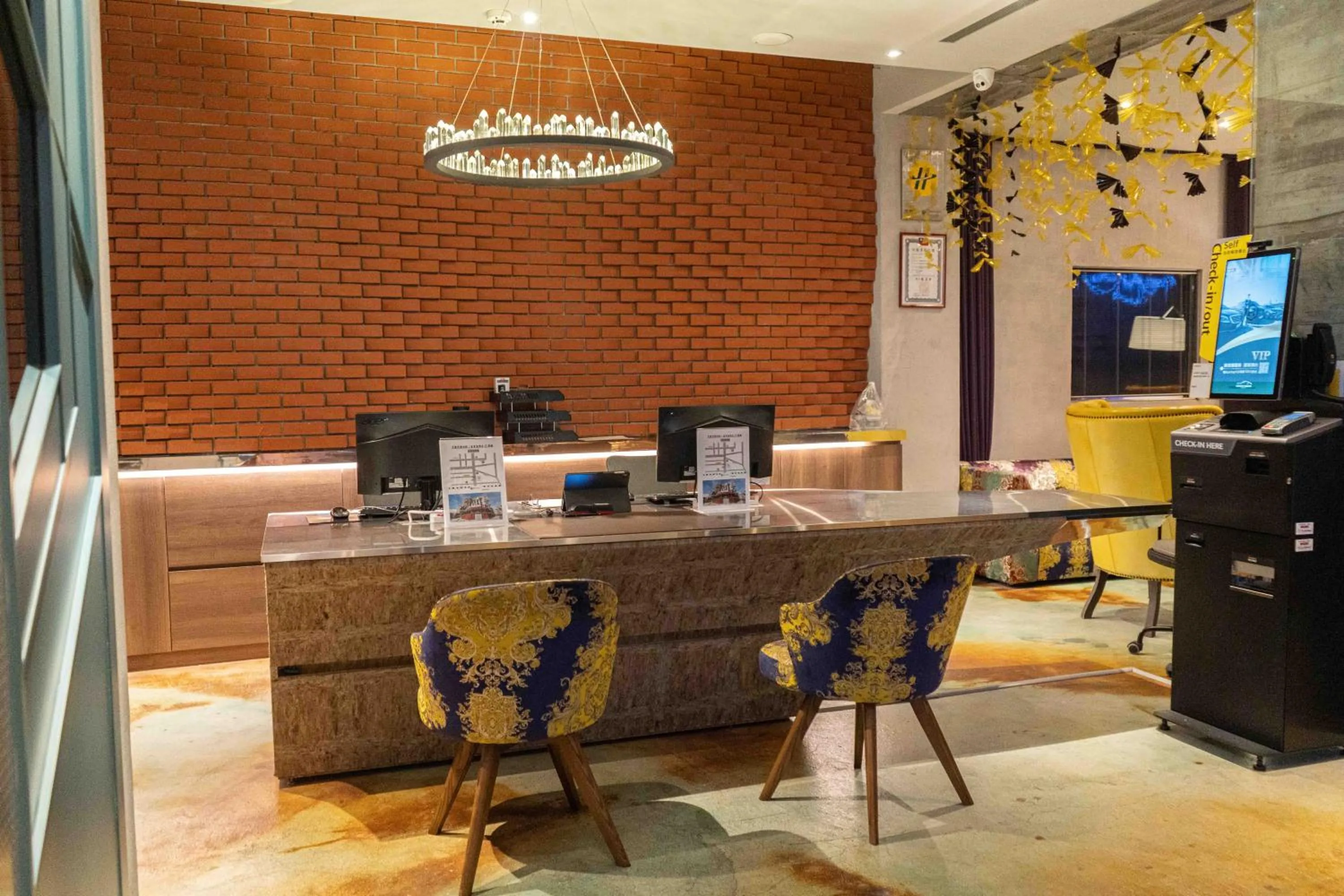 Seating area in CHECK inn HIVE