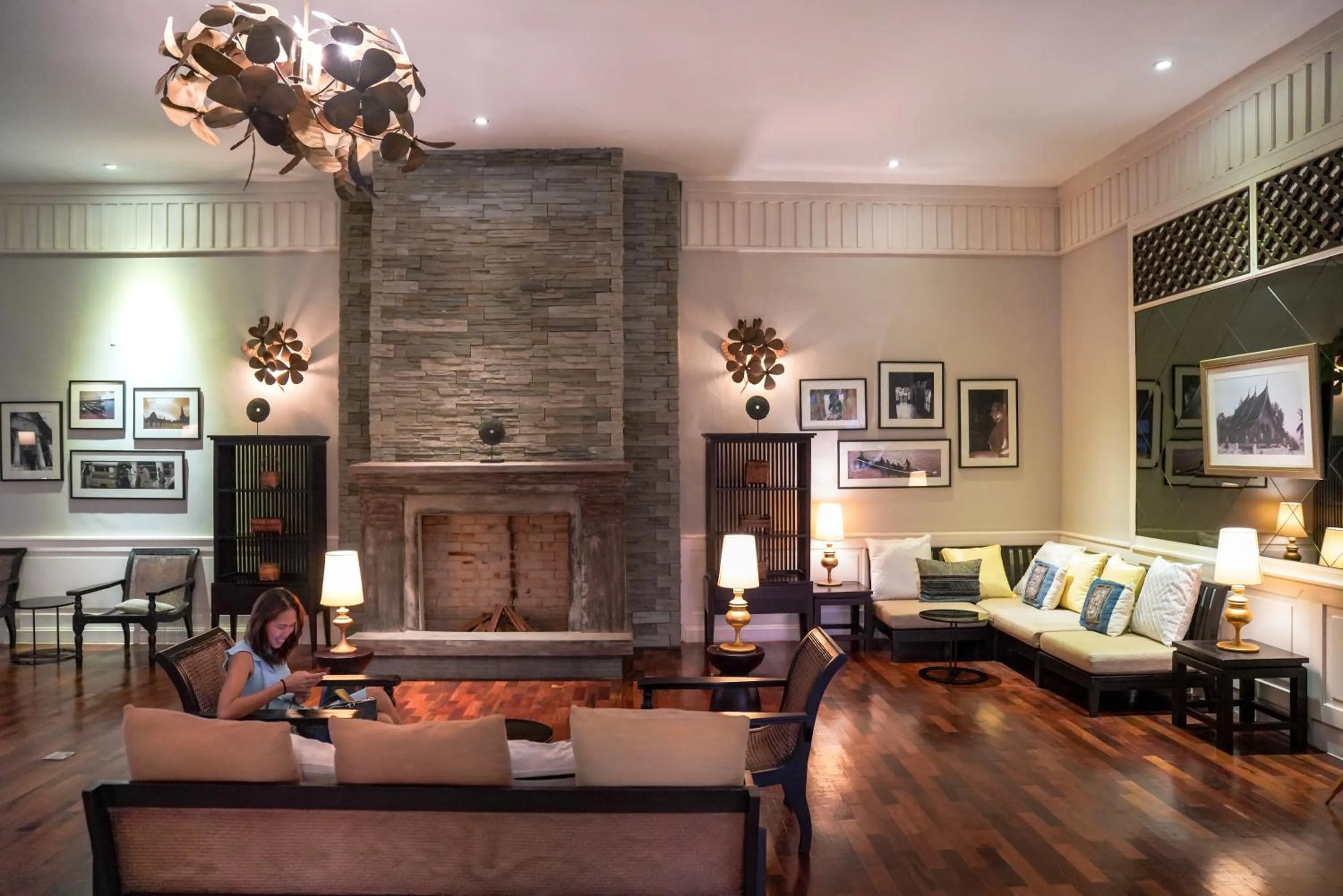 Lobby or reception in Le Palais Juliana