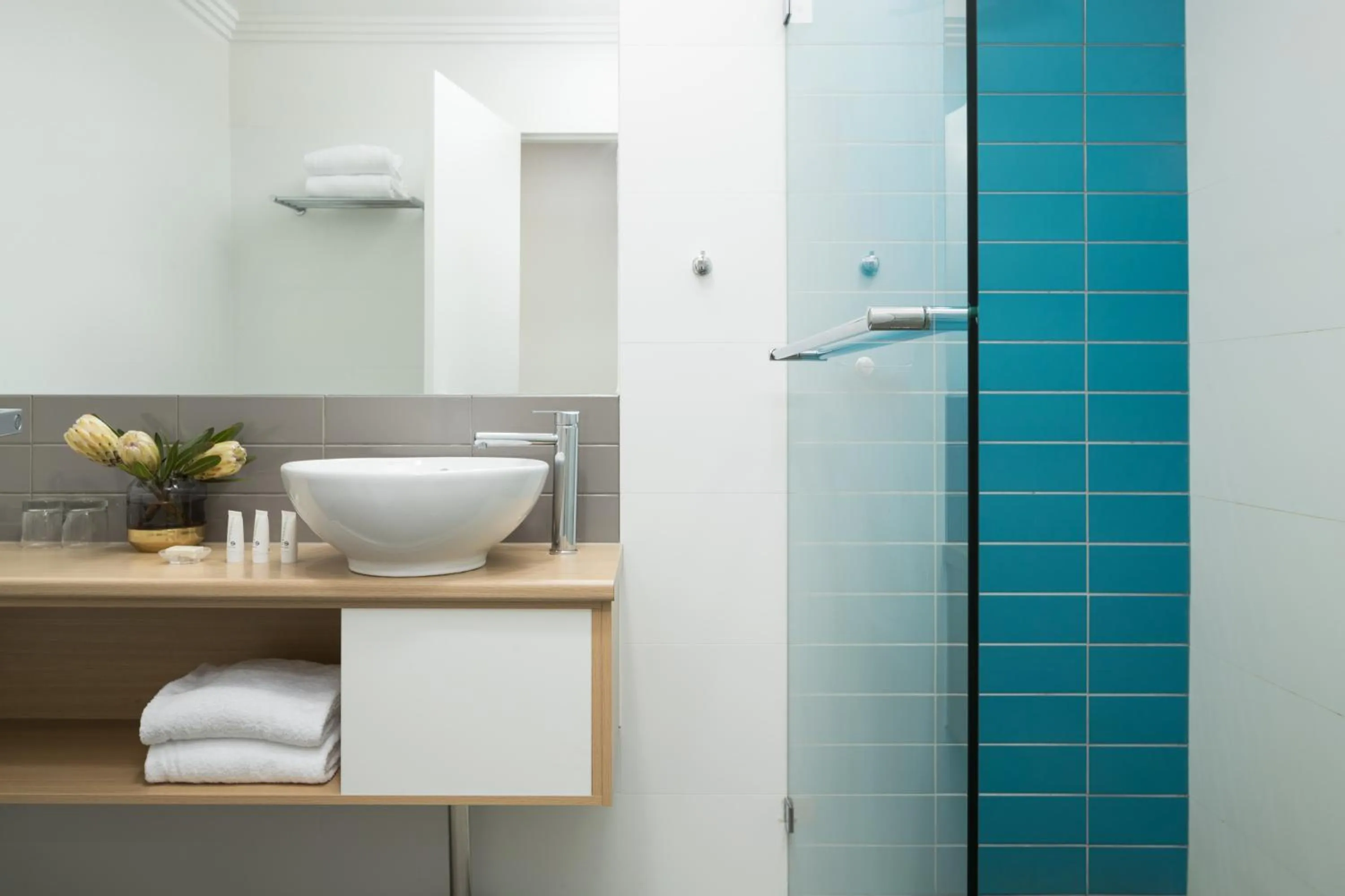 Bathroom in Sails Port Macquarie by Rydges