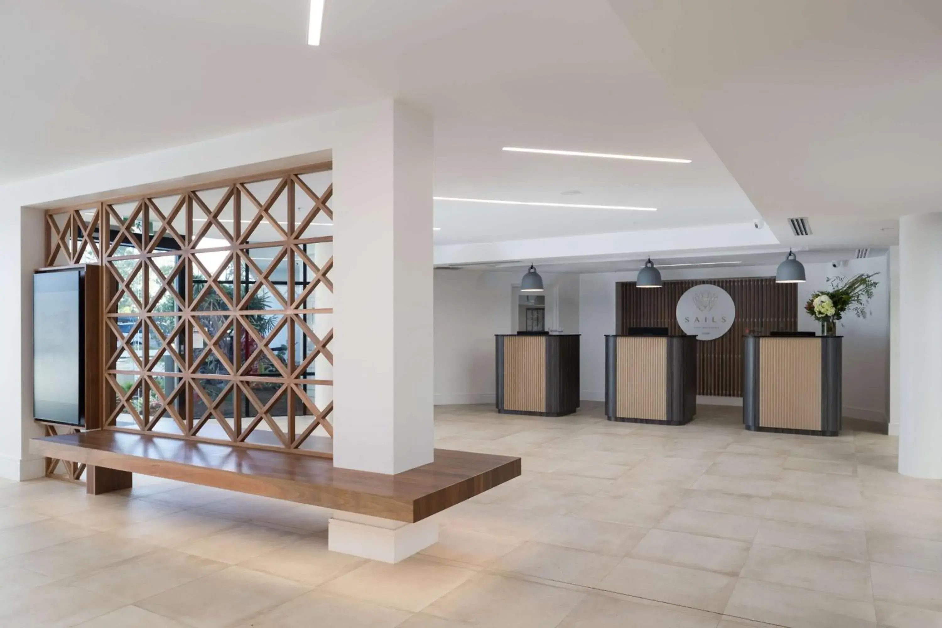Lobby or reception in Sails Port Macquarie by Rydges Lobby or reception in Sails Port Macquarie by Rydges