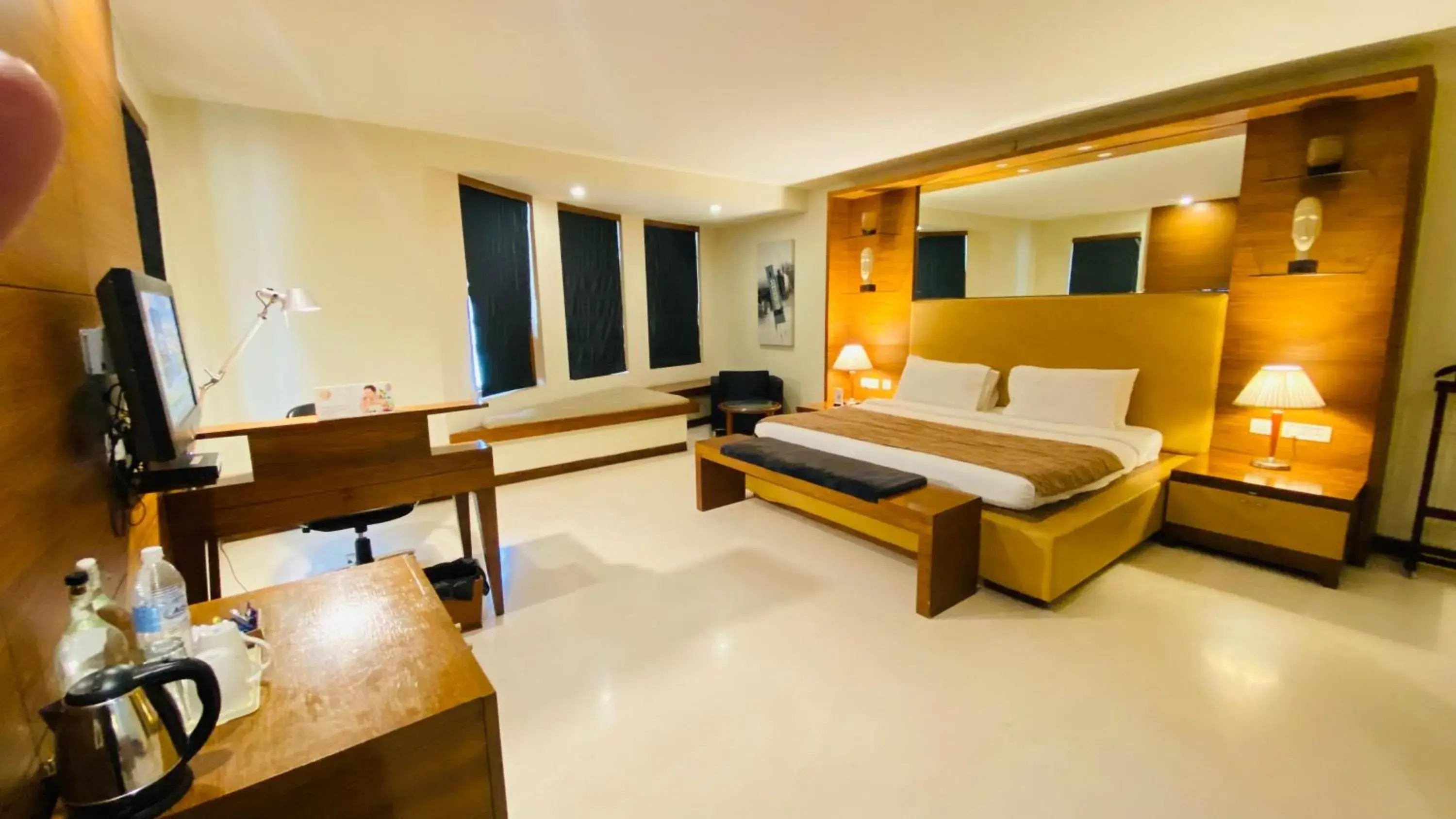 Bed in The Manohar Hyderabad Bed in The Manohar Hyderabad