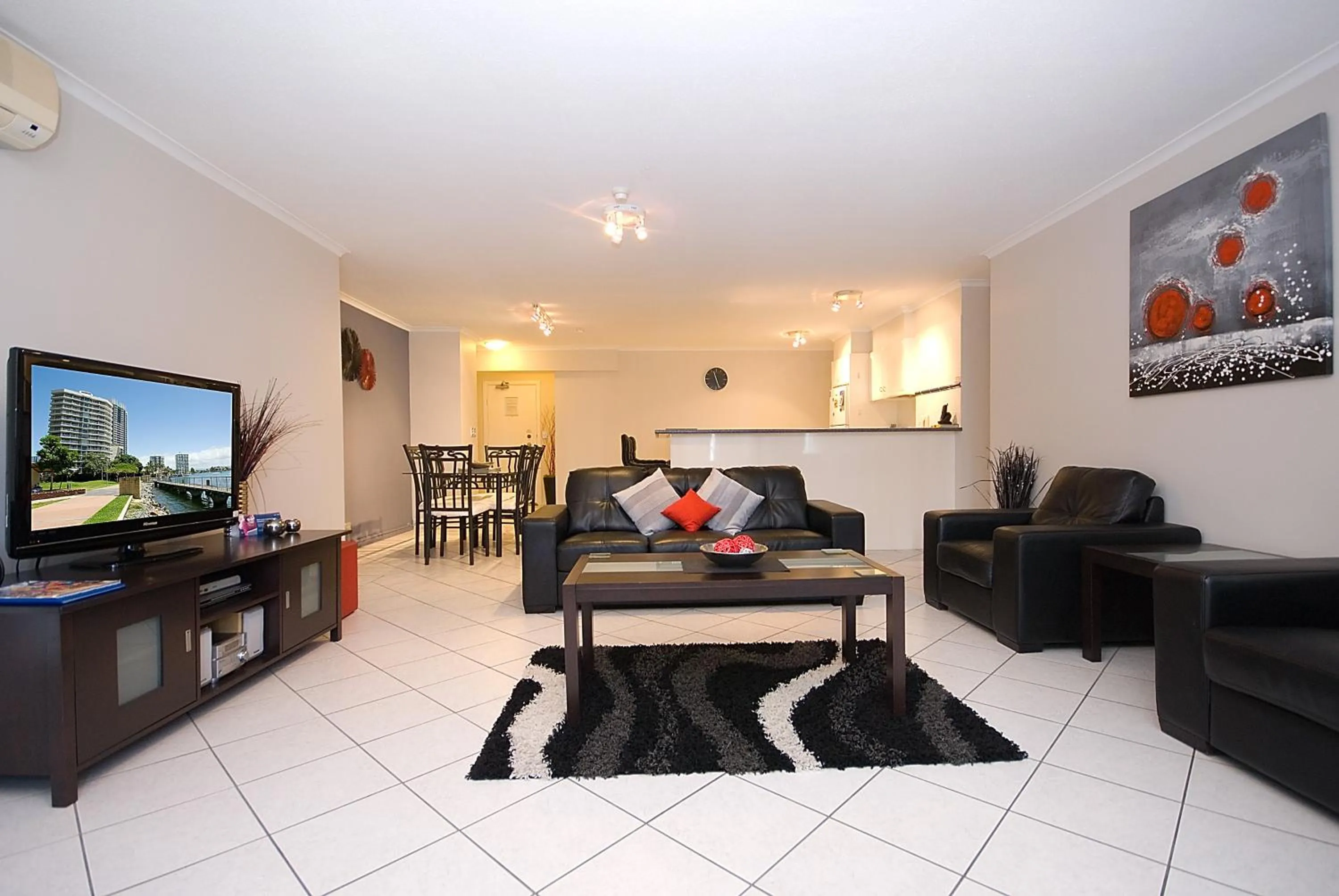 Seating area in Moorings On Cavill Surfers Paradise