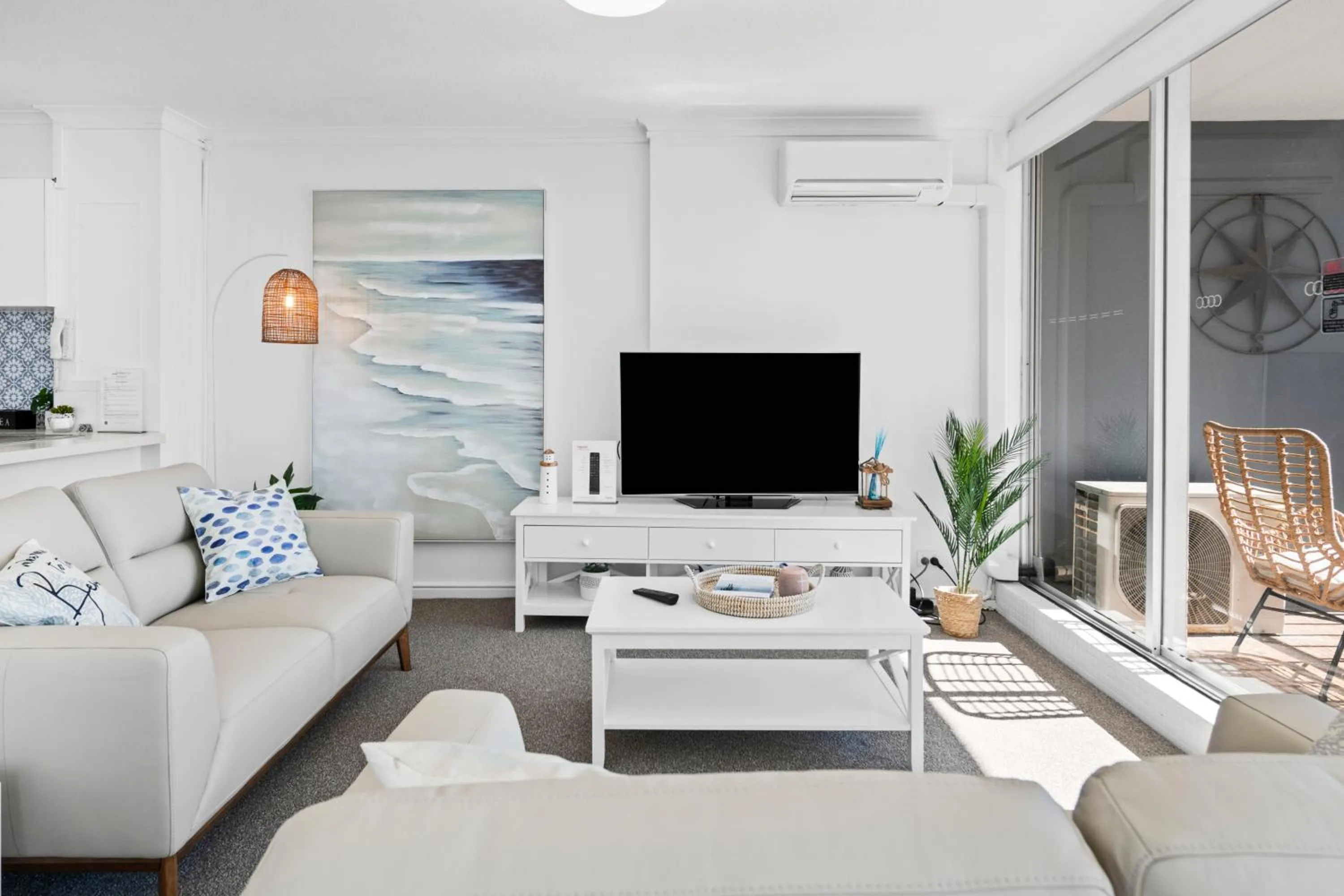 Living room in Moorings On Cavill Surfers Paradise