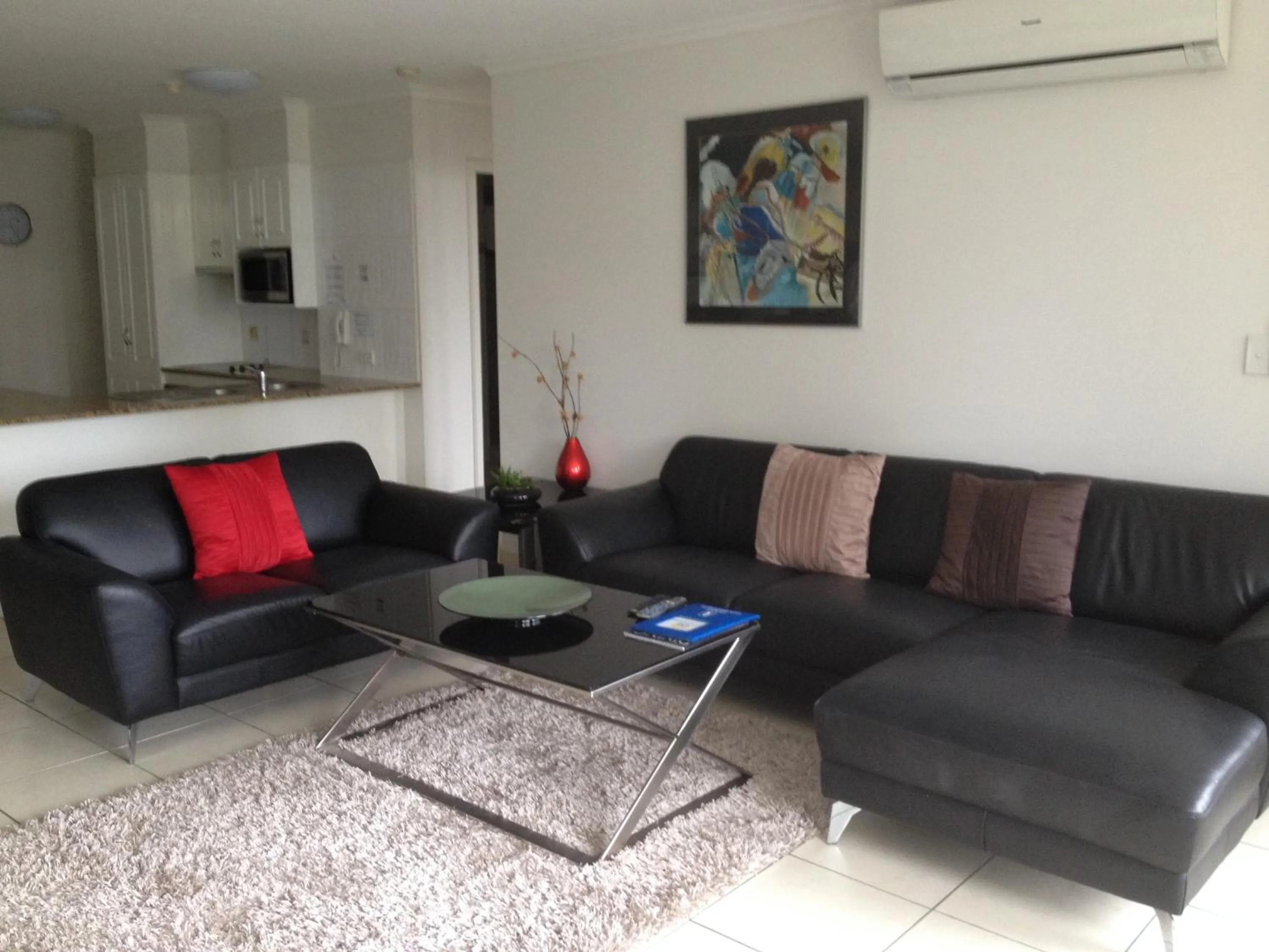 Living room in Moorings On Cavill Surfers Paradise