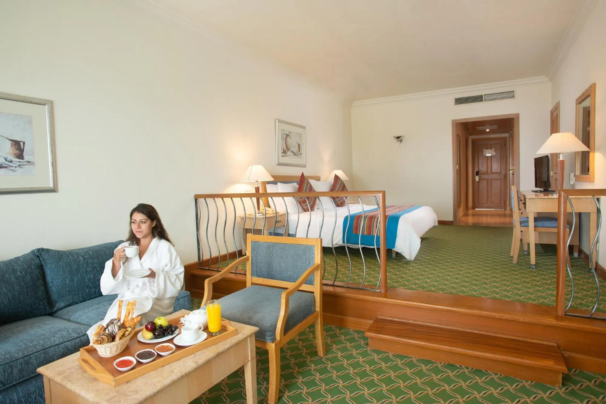 Seating area in Movenpick Taba Resort & Spa