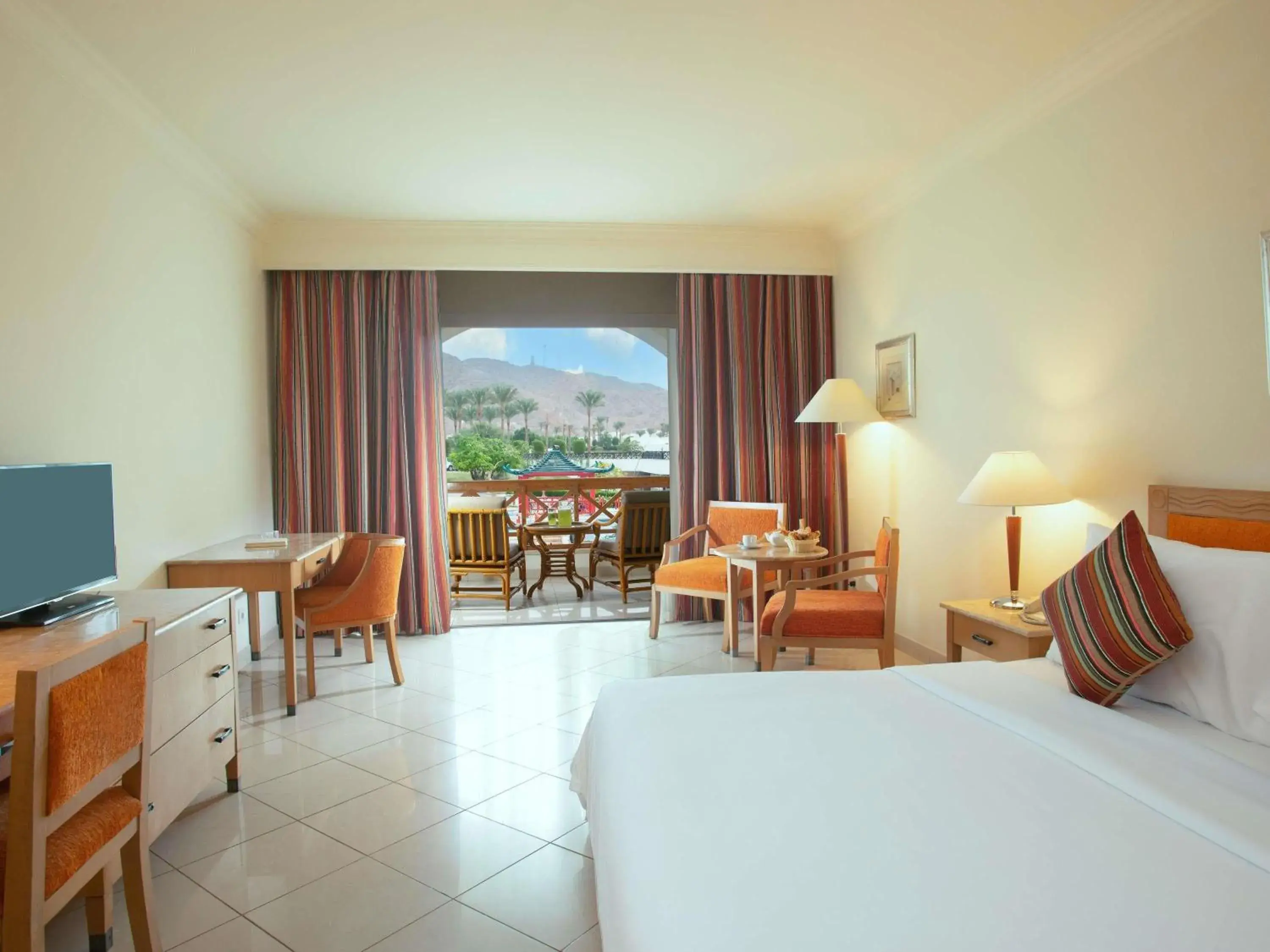 Bedroom in Movenpick Taba Resort & Spa Bedroom in Movenpick Taba Resort & Spa