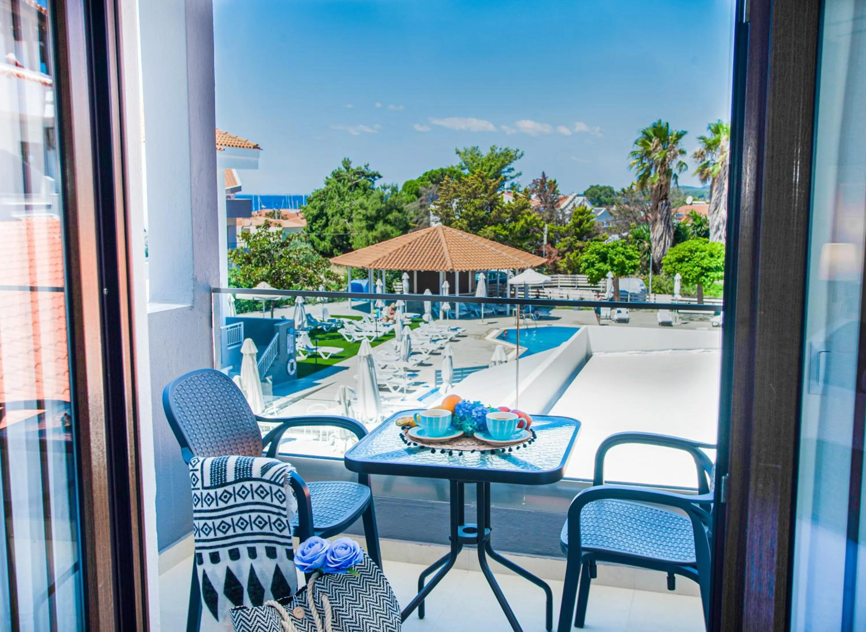 Balcony/Terrace in Acrotel Lily Ann Village