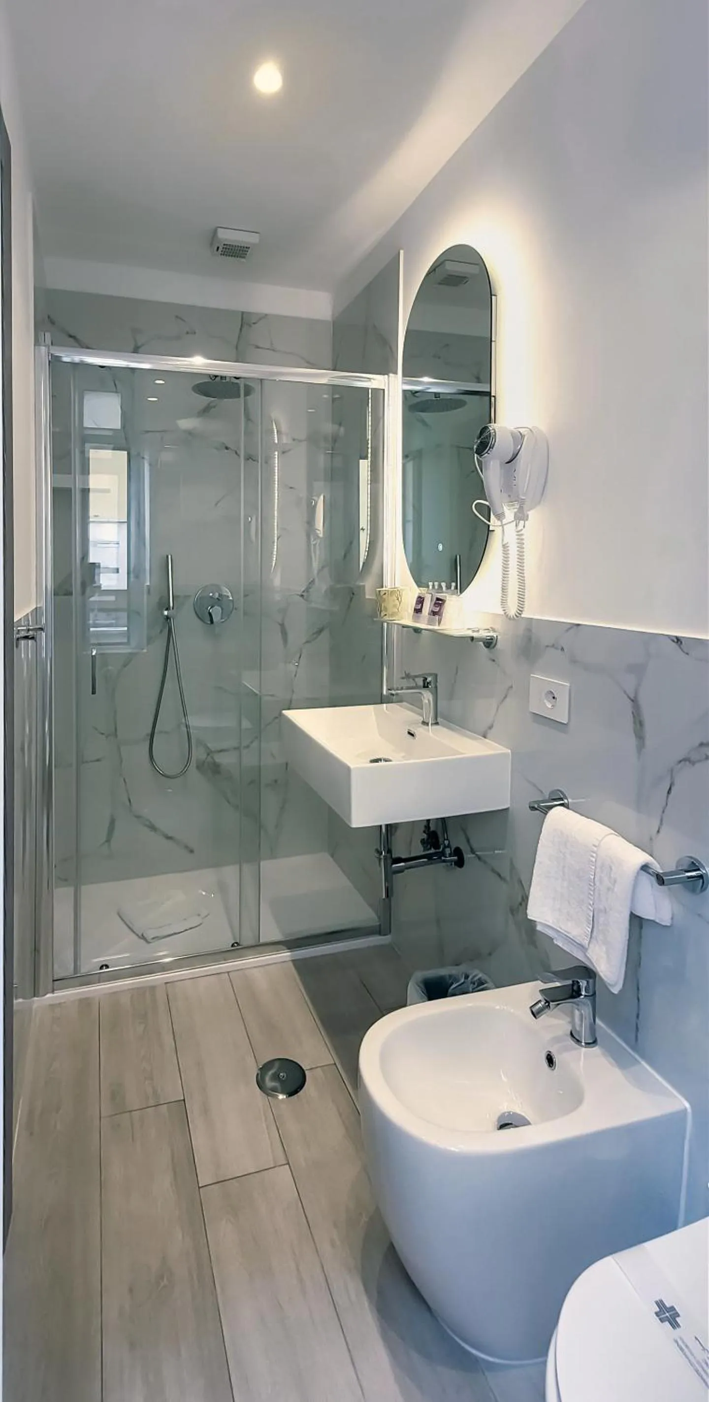 Shower in Hotel La Scaletta