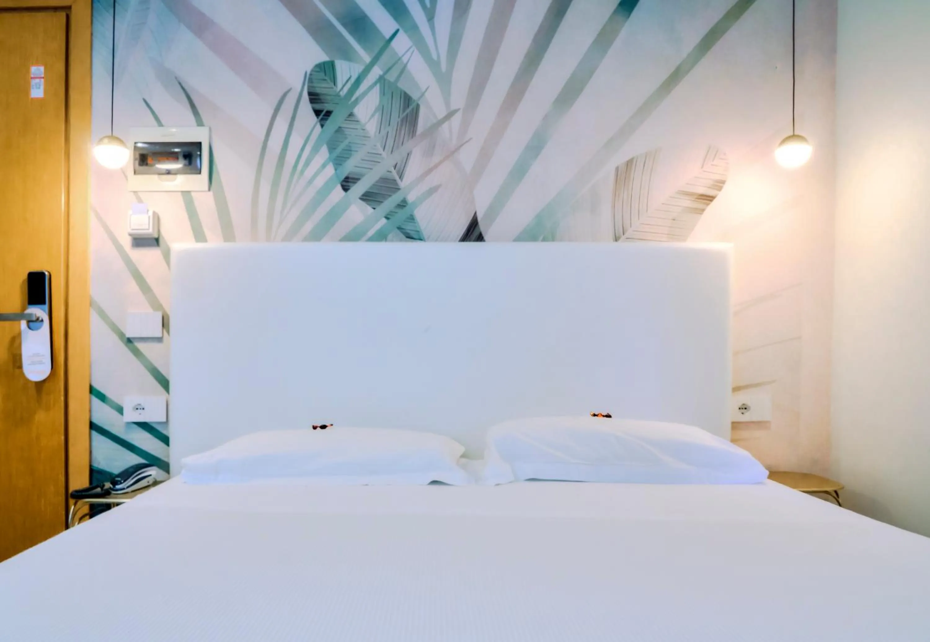 Decorative detail, Bed in Hotel La Scaletta