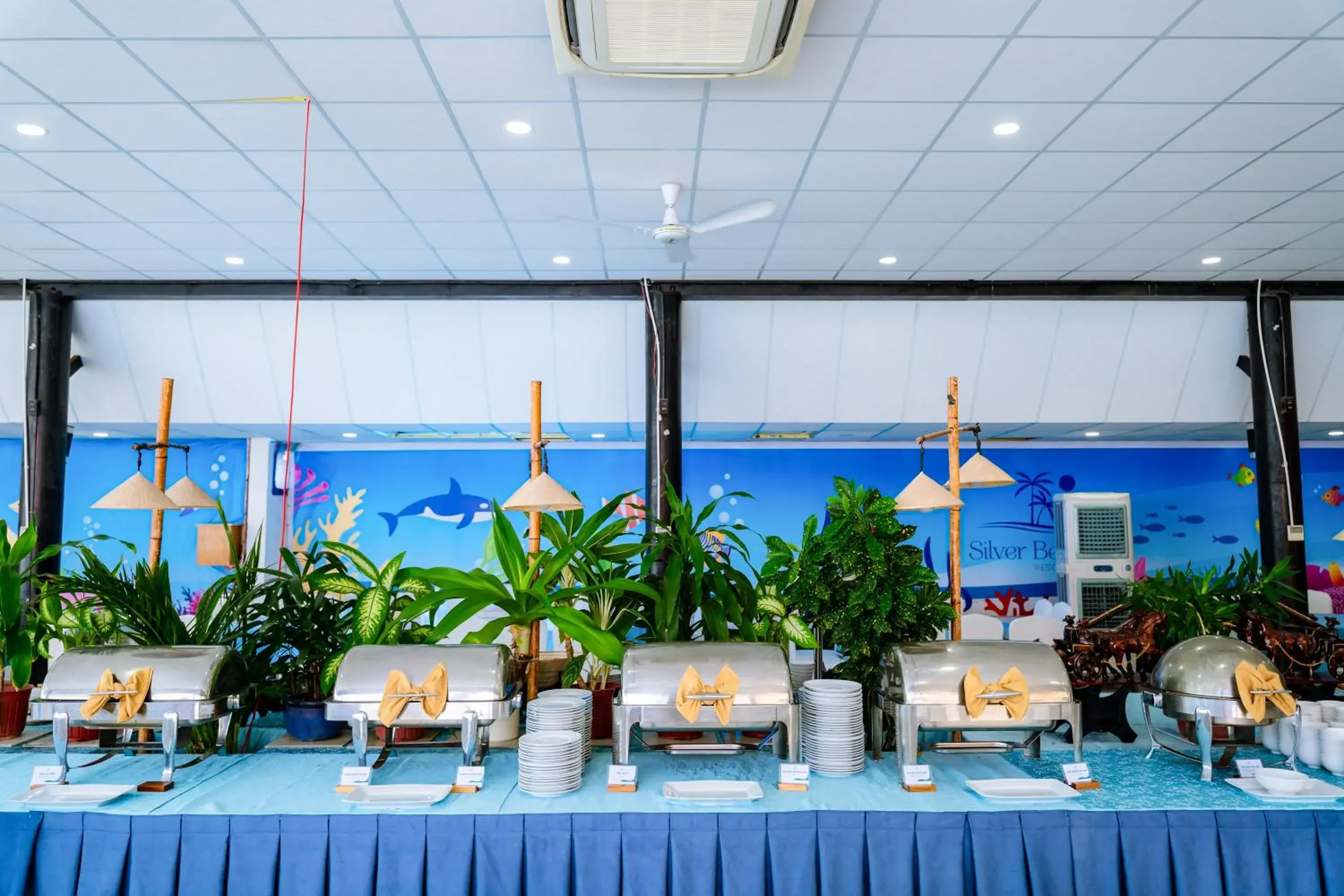 Buffet breakfast in Silver Beach Resort Ke Ga Buffet breakfast in Silver Beach Resort Ke Ga