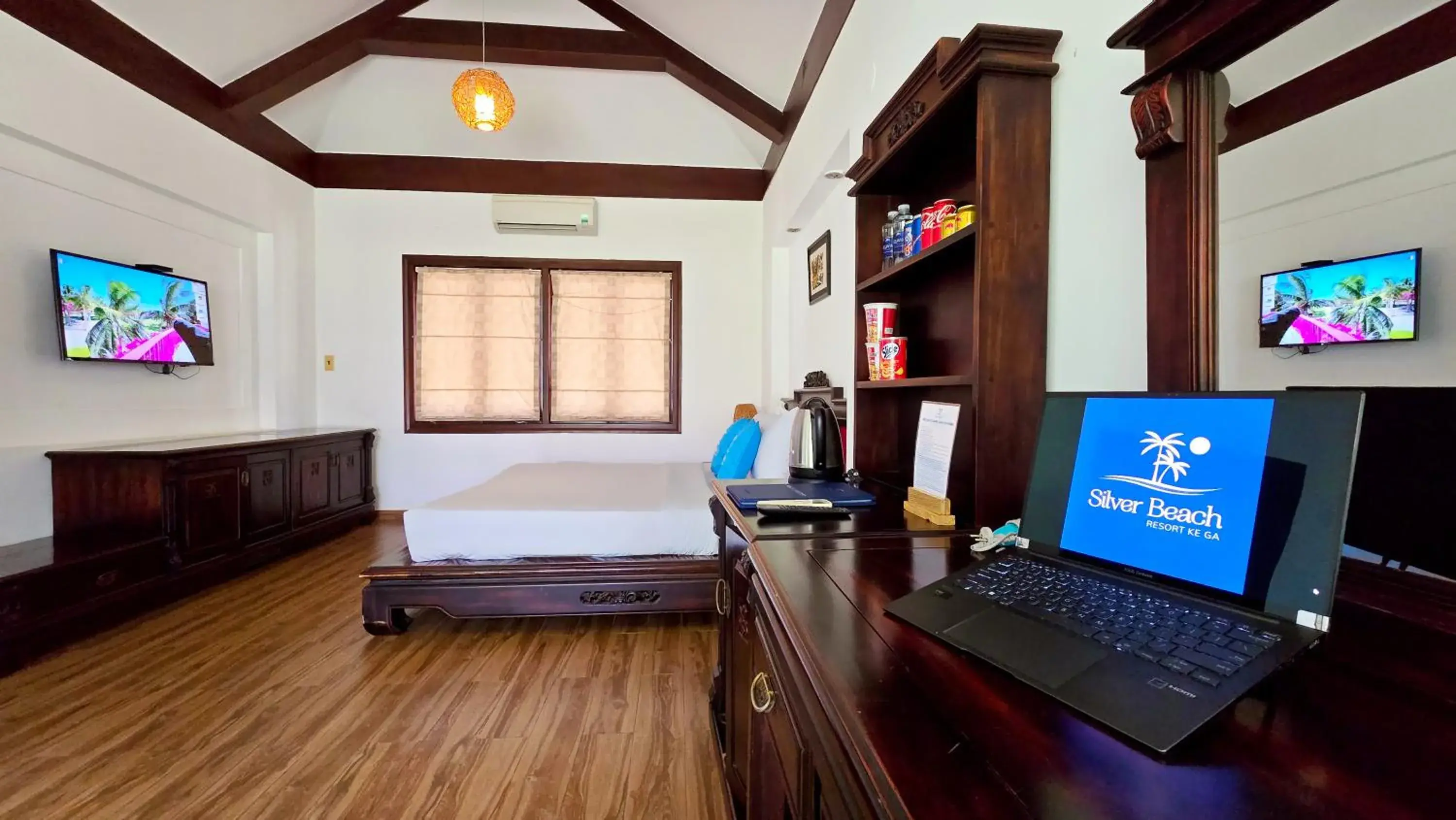 Bedroom, Bed in Silver Beach Resort Ke Ga Bedroom, Bed in Silver Beach Resort Ke Ga