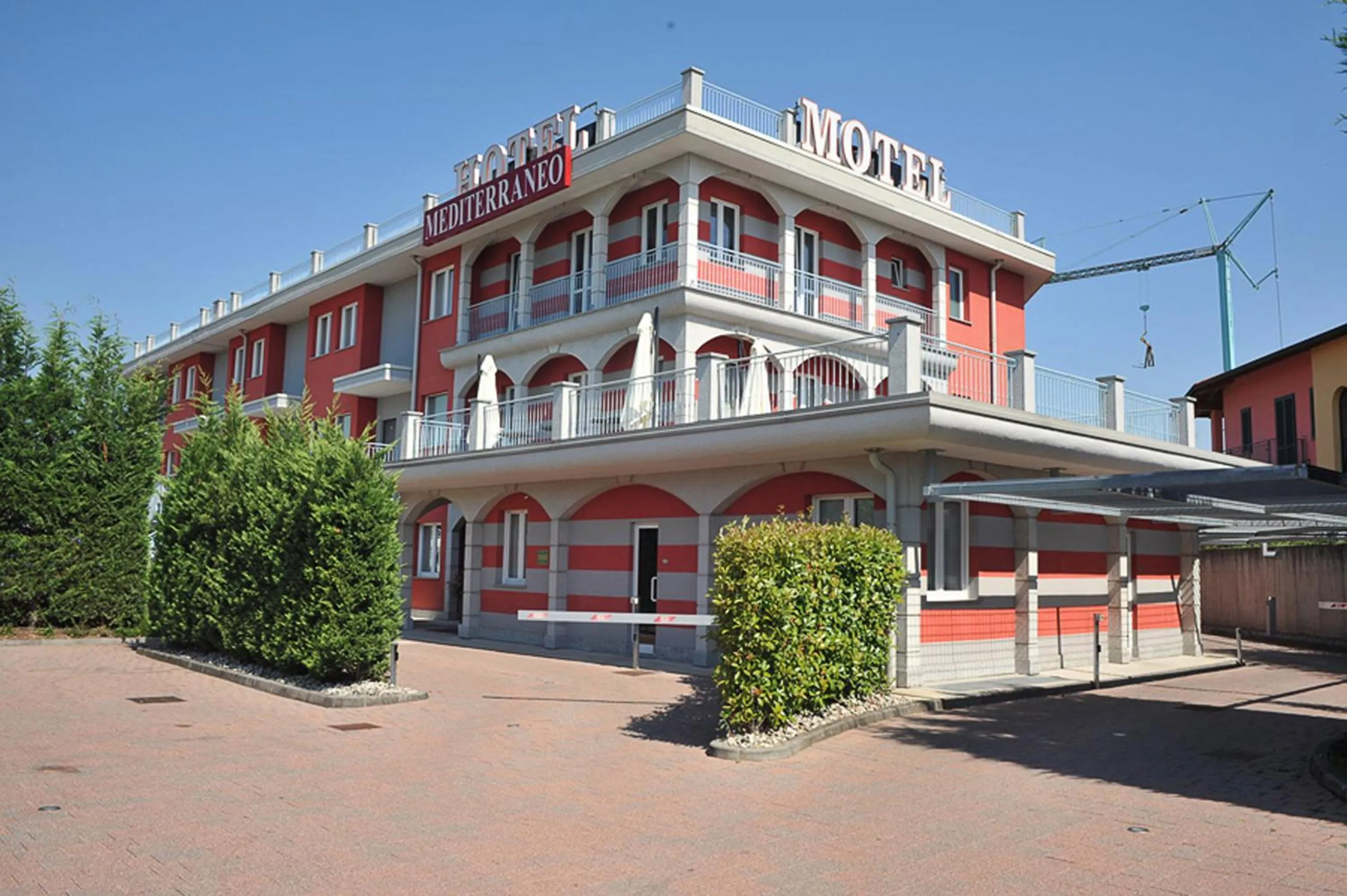 Facade/entrance in Hotel Mediterraneo