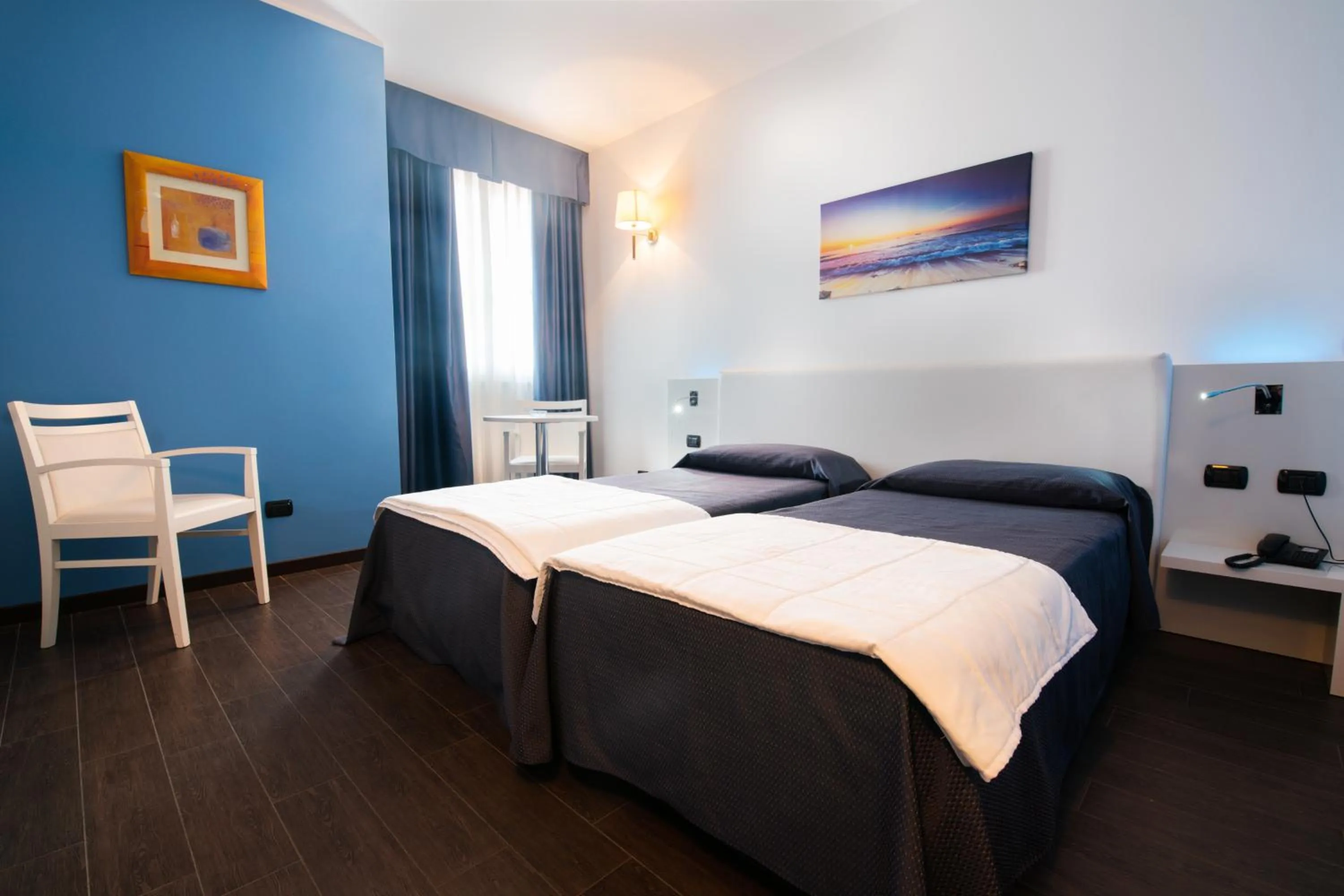 Bed in Hotel Mediterraneo