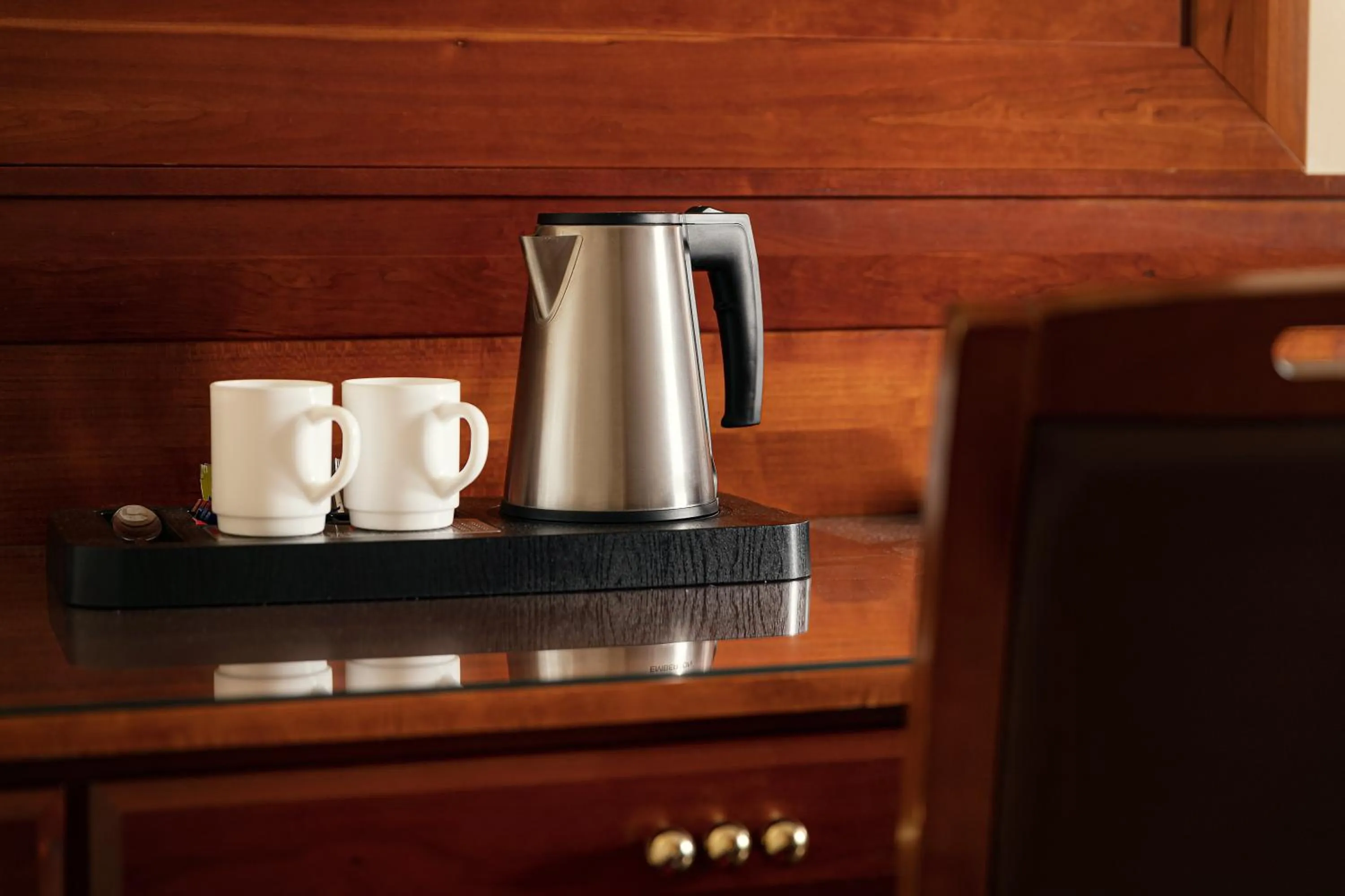 Coffee/tea facilities in Spa Hotel Villa Smetana