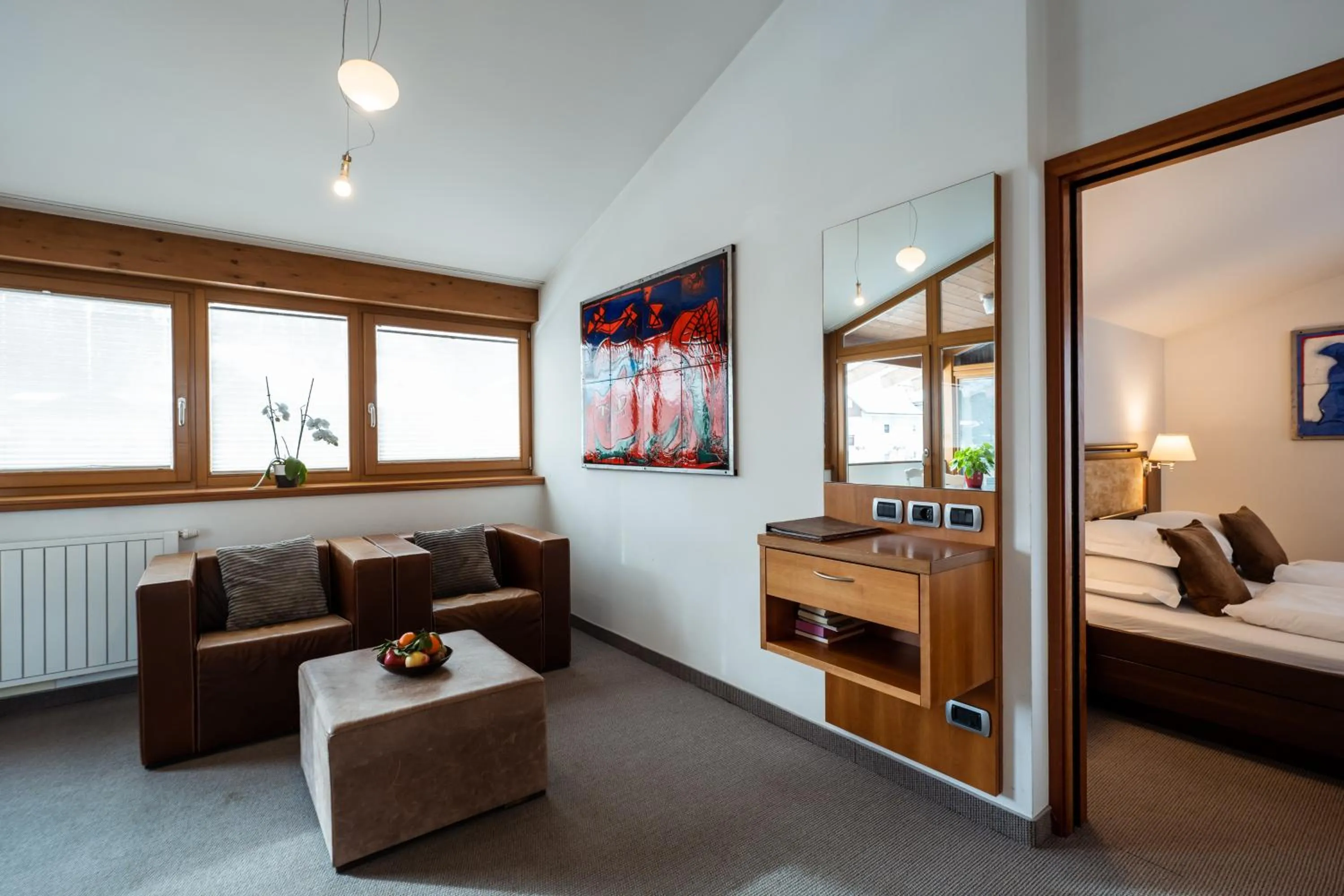 Bed in Feldmilla Design Hotel - Wellness & SPA