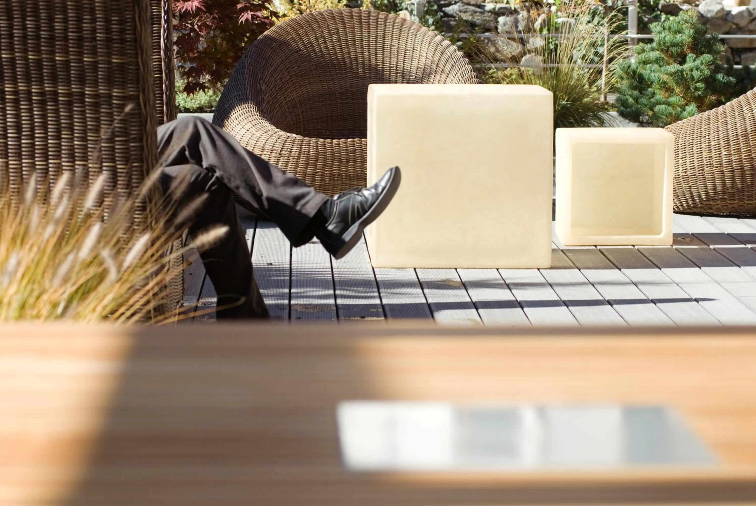 Balcony/Terrace in Feldmilla Design Hotel - Wellness & SPA