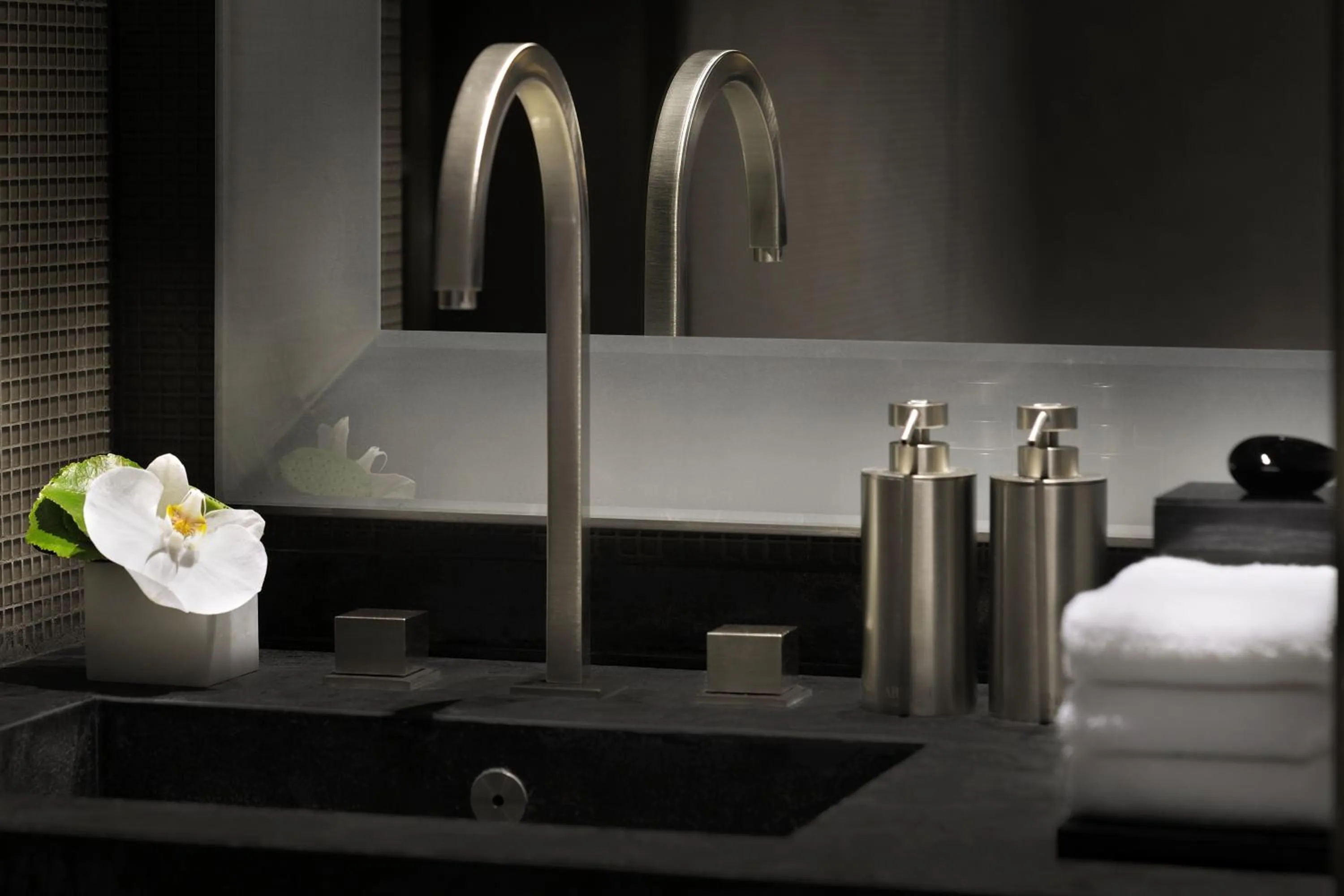 Bathroom in Armani Hotel Dubai, Burj Khalifa