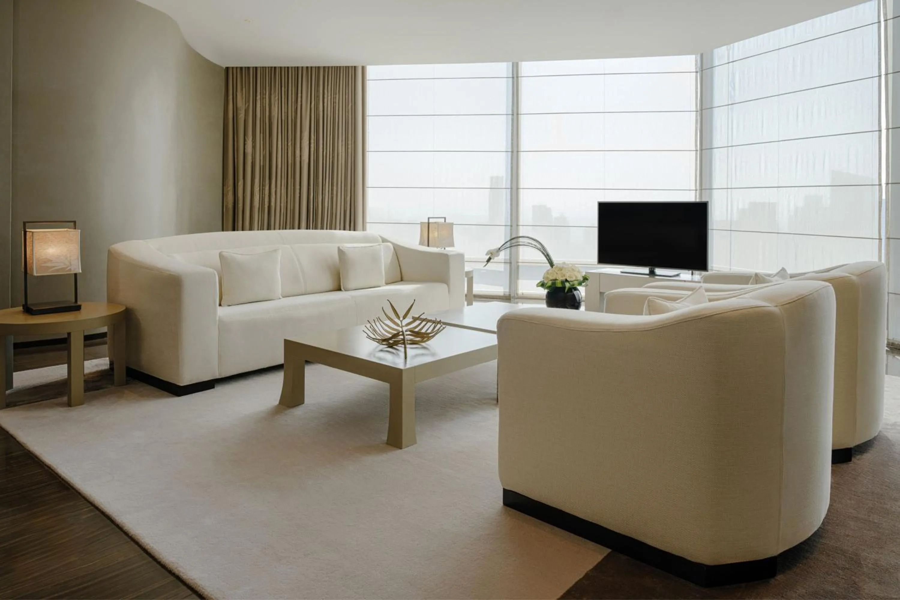 Living room in Armani Hotel Dubai, Burj Khalifa